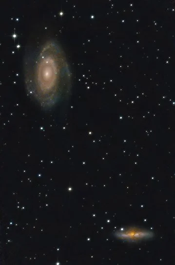 Bode's Galaxy M81 and the Cigar Galaxy M82