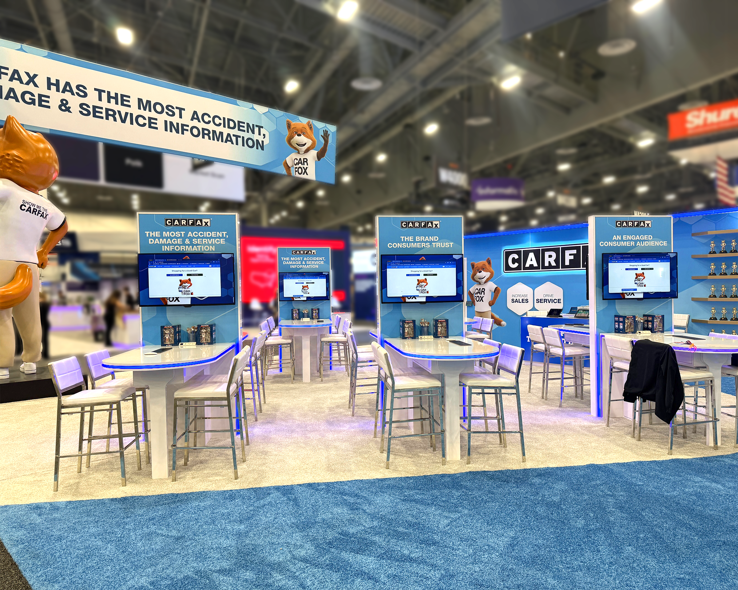 Demo Stations & Hanging Banner