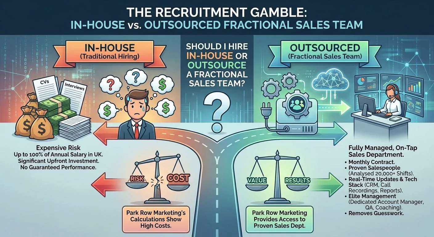 Hiring In-House vs Fractional Sales Team