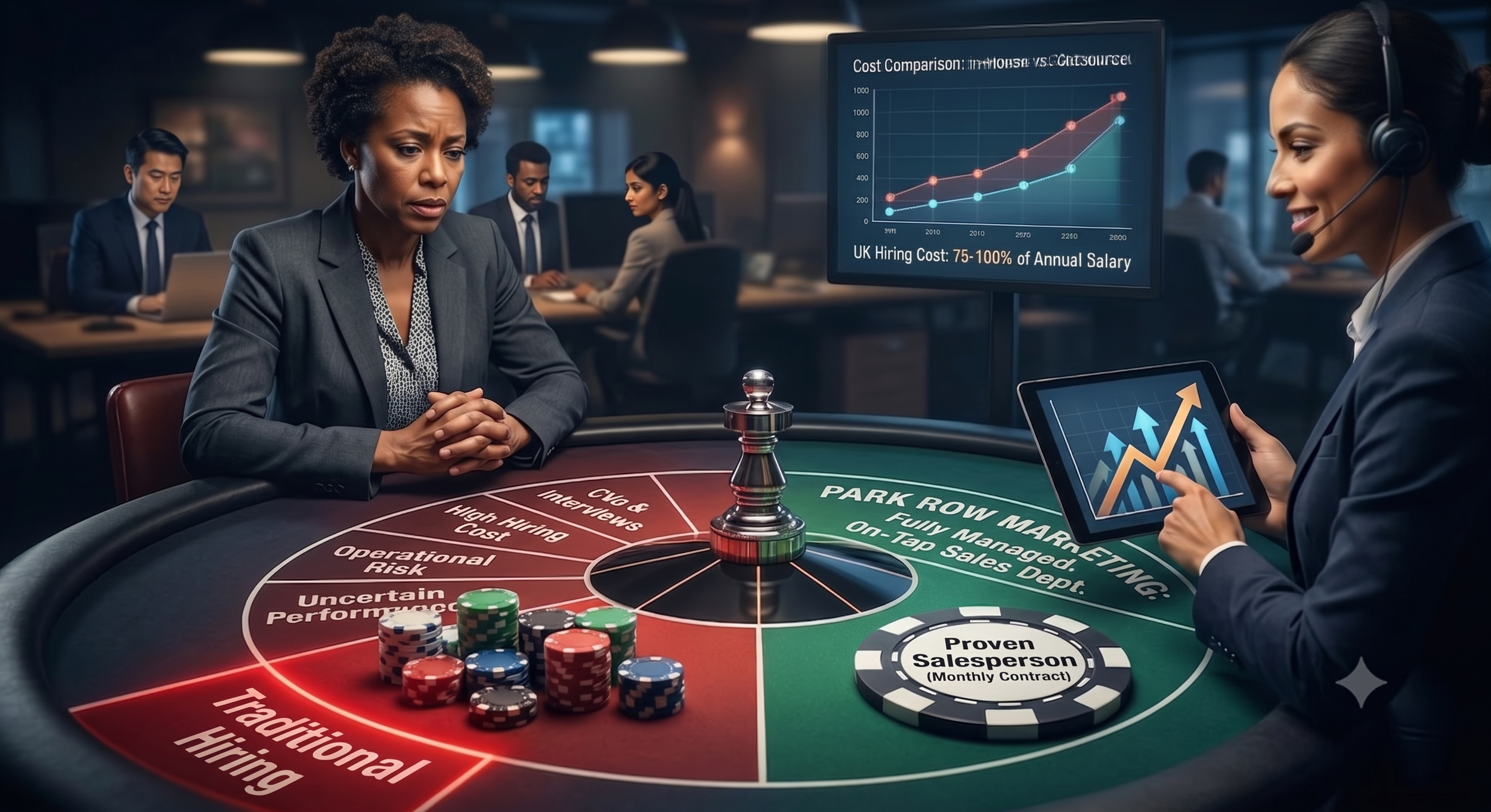 The Recruitment Gamble: Why Outsourcing Your Sales Team Makes Perfect Sense