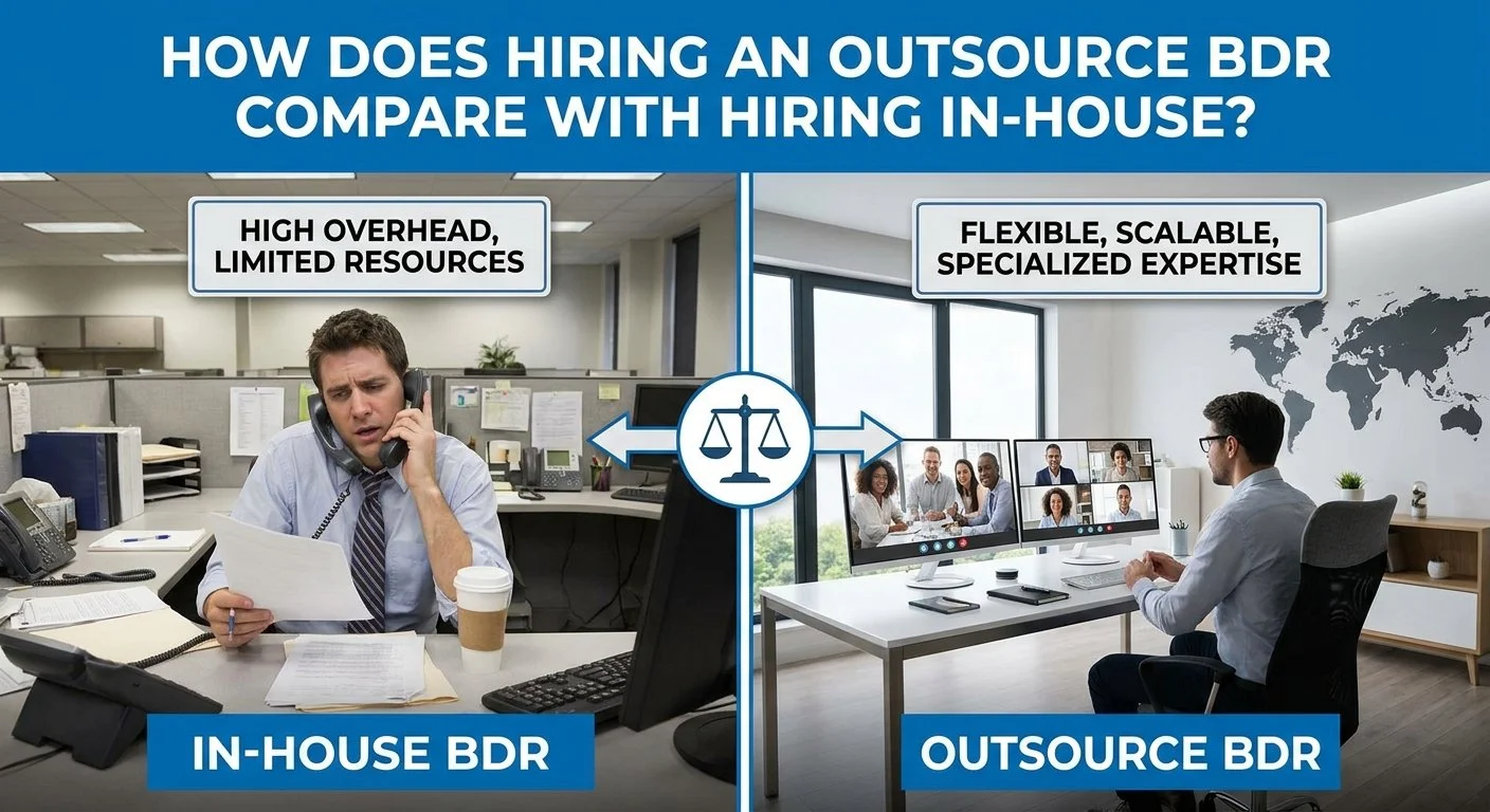 How Does Hiring an Outsource BDR Compare with Hiring In-House?