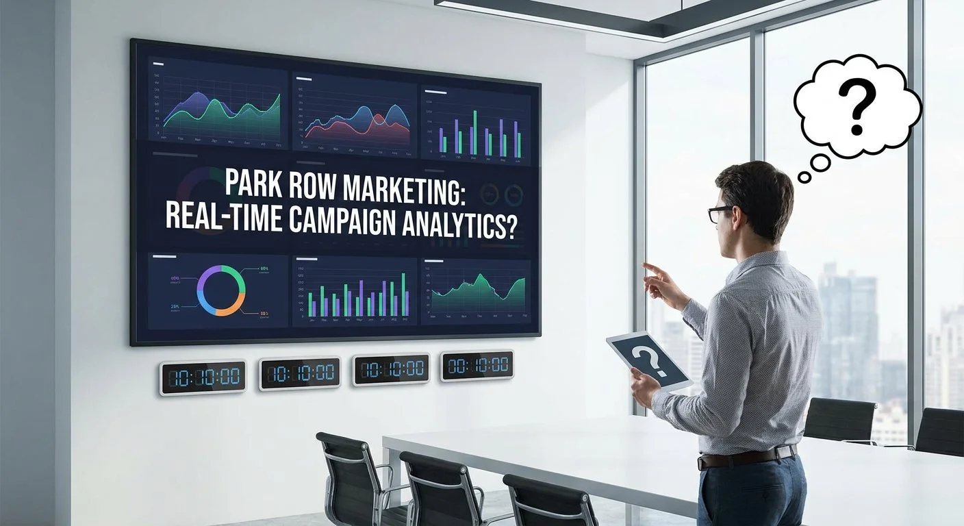 Does Park Row Marketing Provide Real-Time Analytics for Their Campaigns?