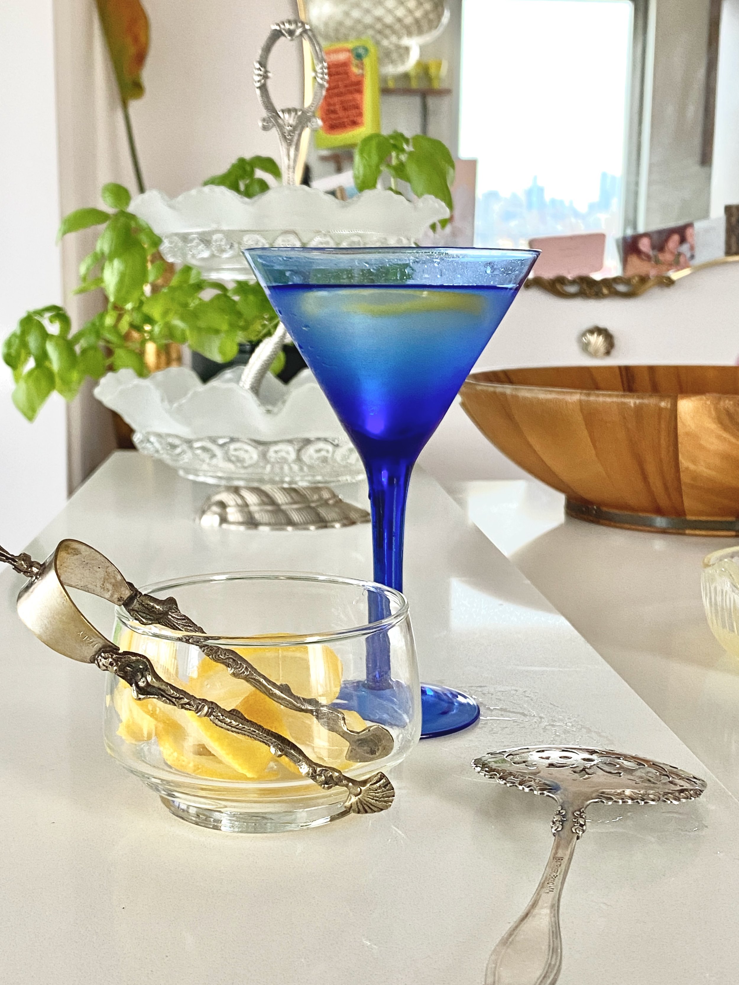 0030 • Colbalt Blue Martini Glass - 1 of 1.jpeg