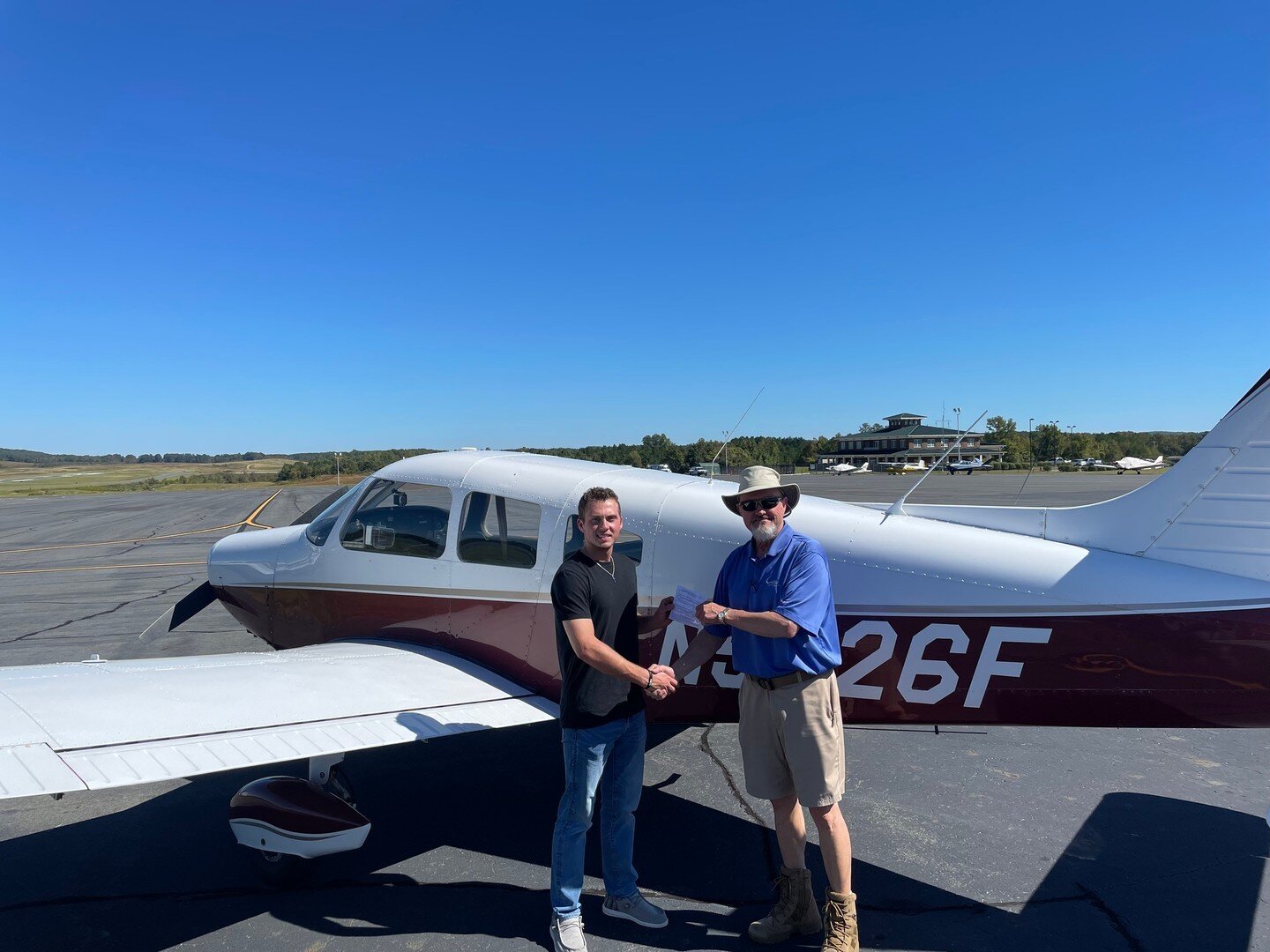 Congratulations to Ethan Larrimore on receiving his commercial pilots license!👨&zwj;✈️✈️ Instructor: Jason Lux⁠
⁠
You can do this! Give us a call today 📲 (704) 681-5774