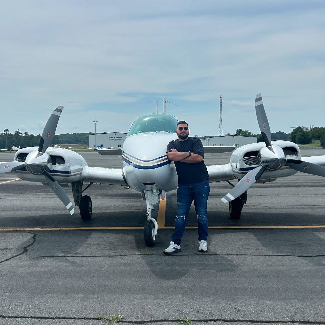 Congratulation to Jonathan Henriquez on passing his Multi-engine add-on!! ✈️ We are so proud of you and can&rsquo;t wait to see all you accomplish! 🧑&zwj;✈️
Instructor: Melissa Curtis 

✈️ Fly with us @pressleyaviationflightschool &amp; follow for m