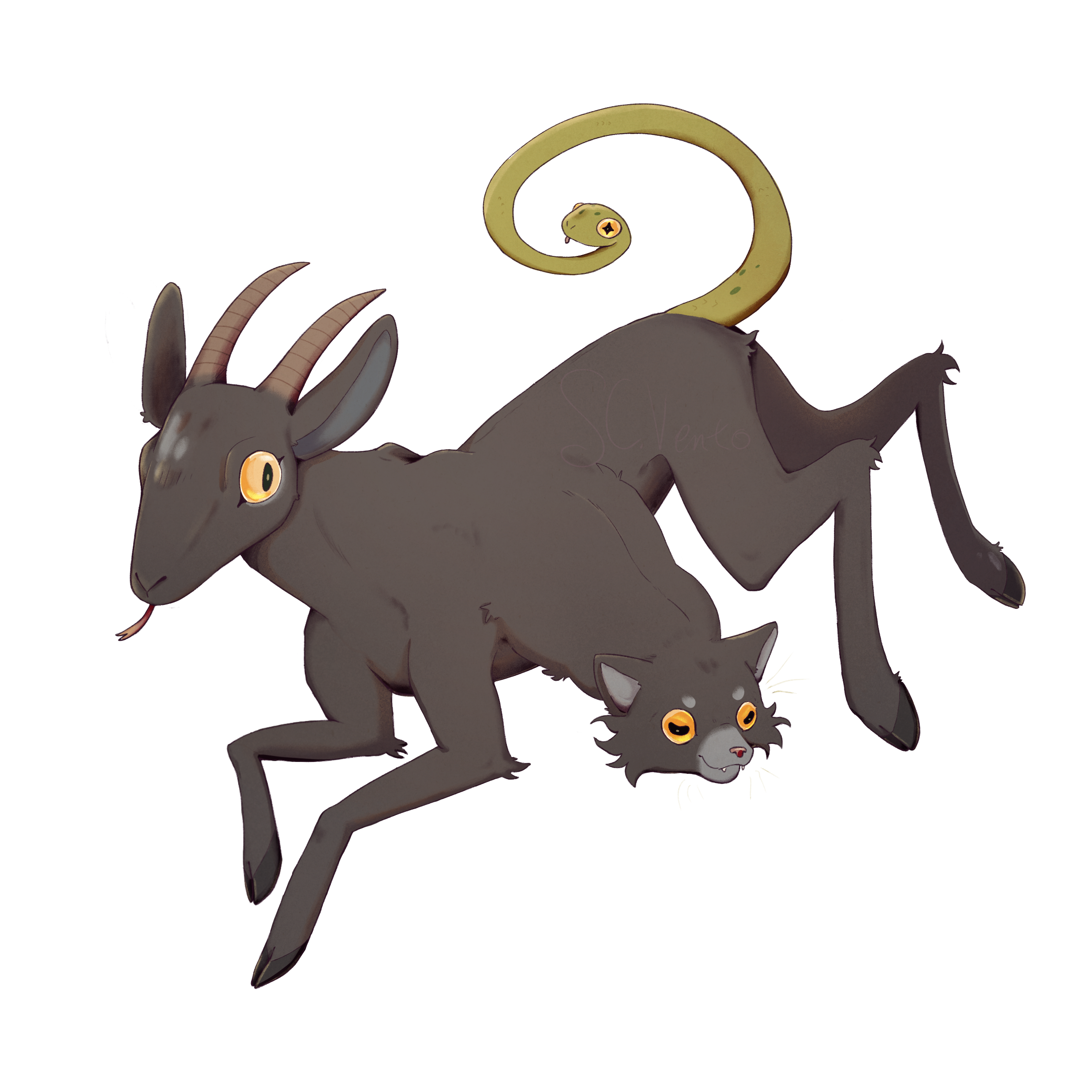 Neena the Household Chimera (Orfyo the Wizard)