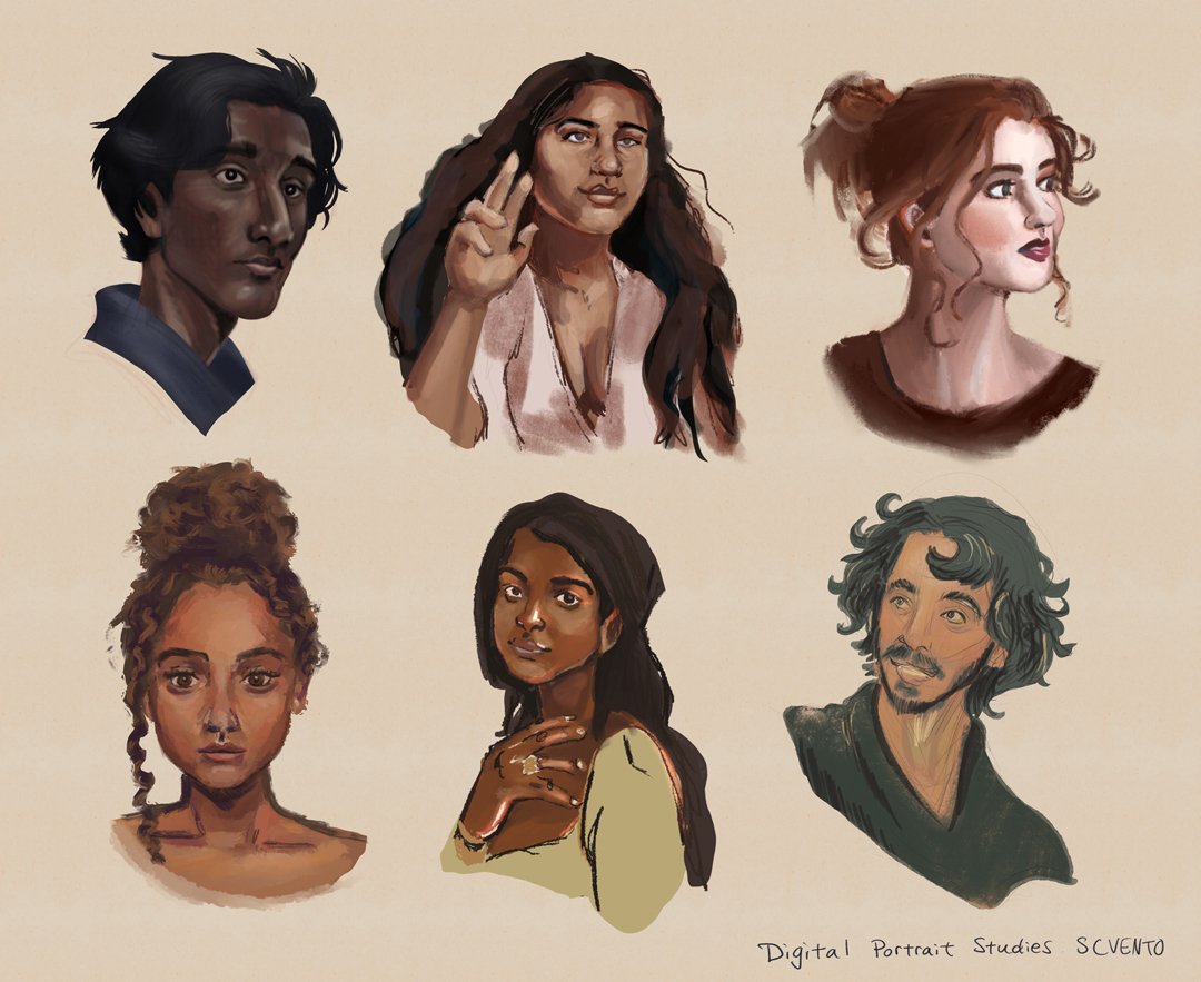 Digital Portrait Studies
