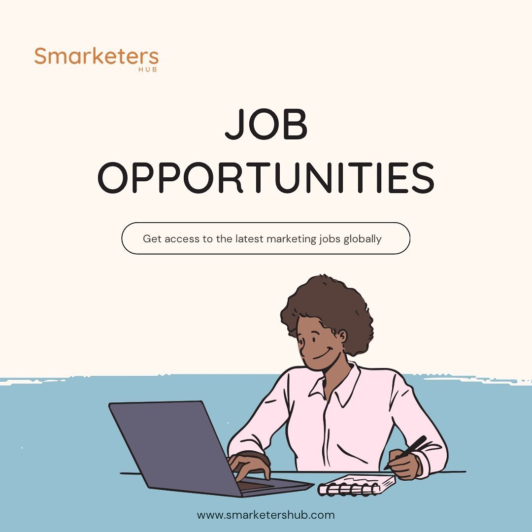 Hello Smarketers! Are you currently job searching? Swipe to check out some cool job opportunities for you! 

Direct link to apply via @/smarketershub on Twitter 

Don't forget to add your details to our talent database on our website - we'll connect 
