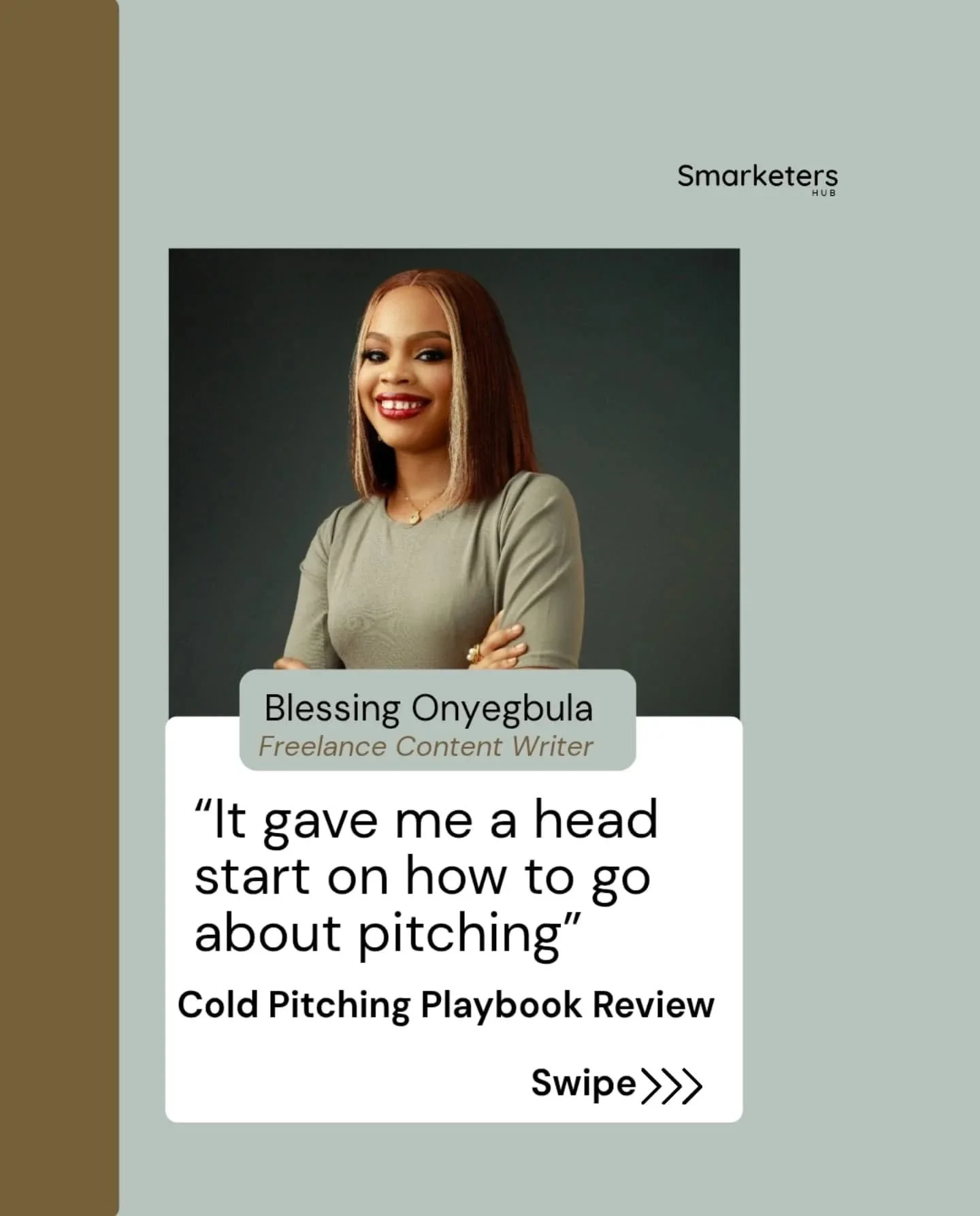 If you have ever had a hard time with writing pitches that get you noticed as a freelancer, then the &quot;Cold Pitching Playbook&quot; might be the missing piece for you!

Blessing Onyegbula went from struggling to get the right pitch to clients, to