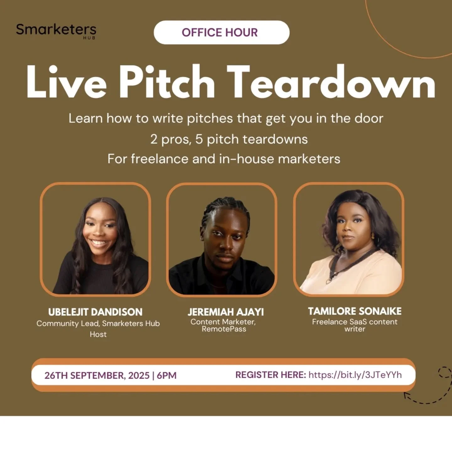 For many marketers, cold pitching still feels like a failed mission. And, waiting for opportunities to land at your doorstep may not give you the kind of opportunities you&rsquo;re looking for.&nbsp;

That's why we're organising this Live Pitch Teard