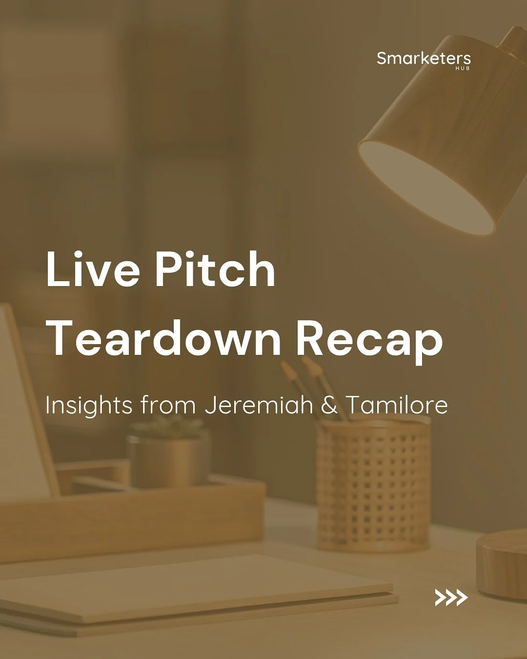 Swipe to read some insights shared by Tamilore Sonaike and Jeremiah Ajayi during our Live Pitch Teardown.

Missed the Live Pitch Teardown event? Click the link in our bio to watch the replay and catch up on all the interesting conversations and learn