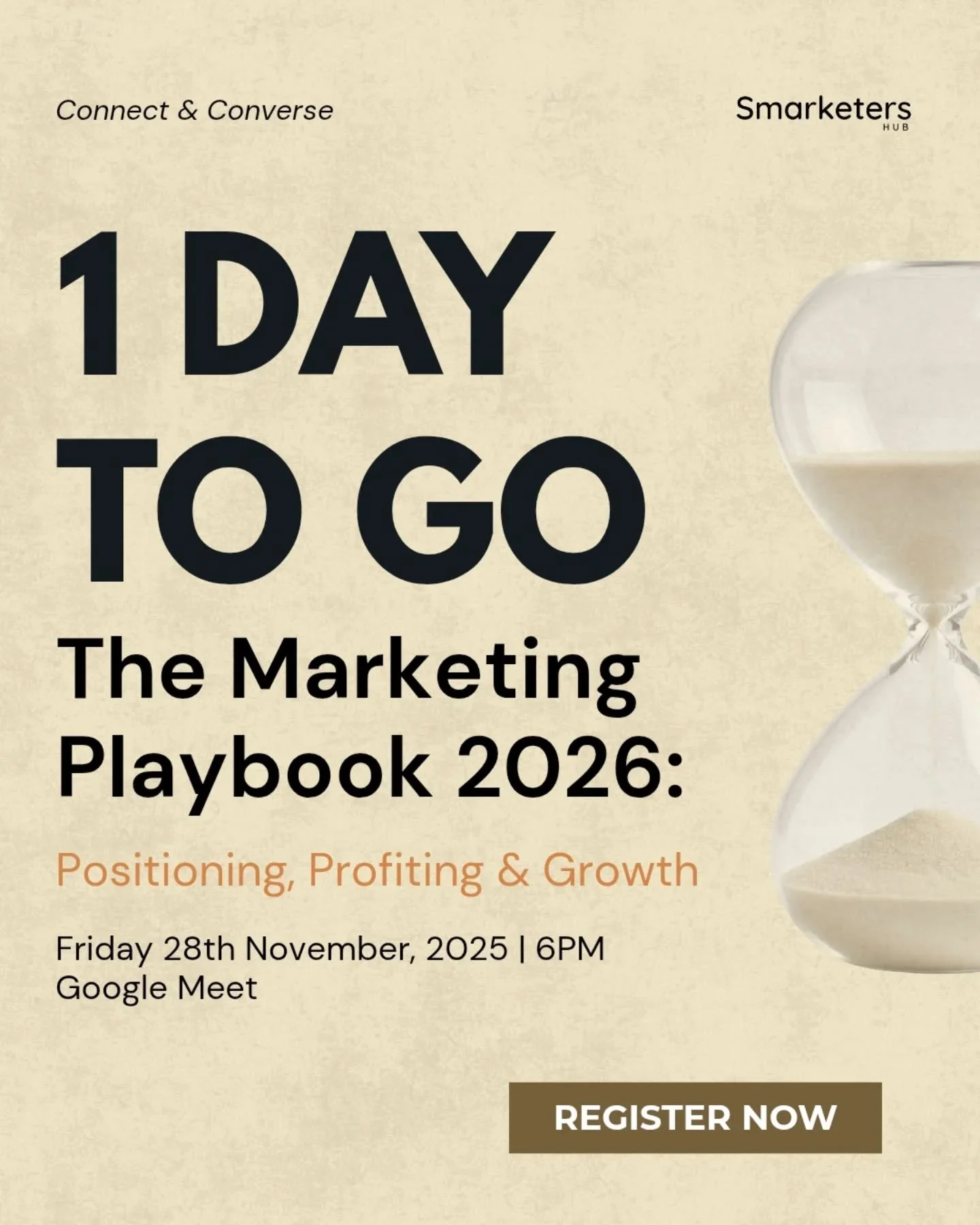 It's a day to go!💃🏾💃🏾

At the Marketing Playbook 2026 event, you'll learn how top marketers like Jessica Tee Orika-Owunna, Folasade Daini, Bolaji Anifowose, and Oyinkansola Edem stay on top of the trends, position themselves to stay relevant, and