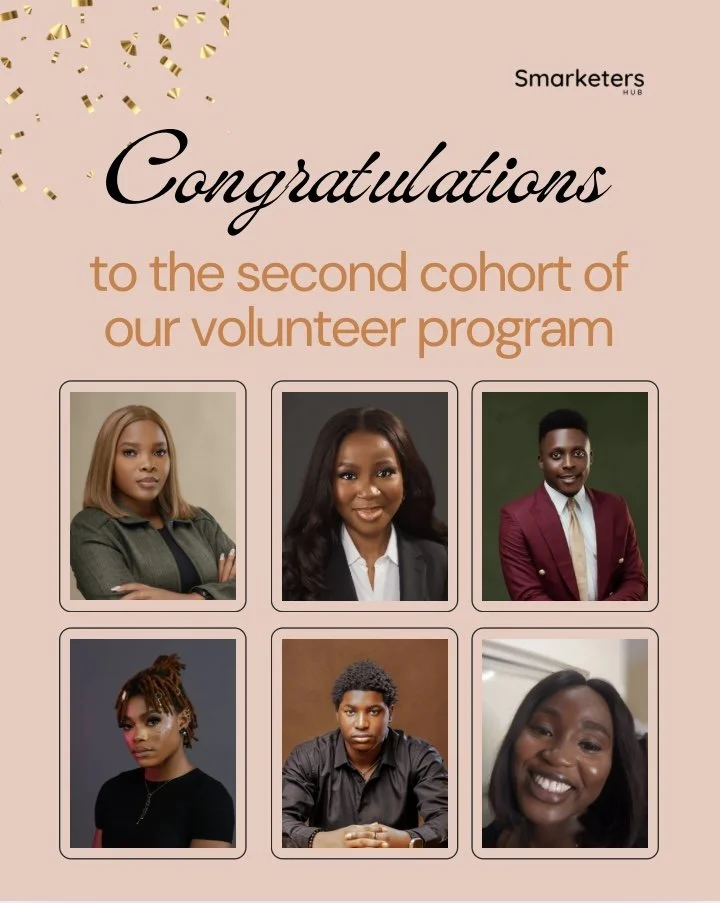 A graduation picture of the six members of cohort 2 volunteer program