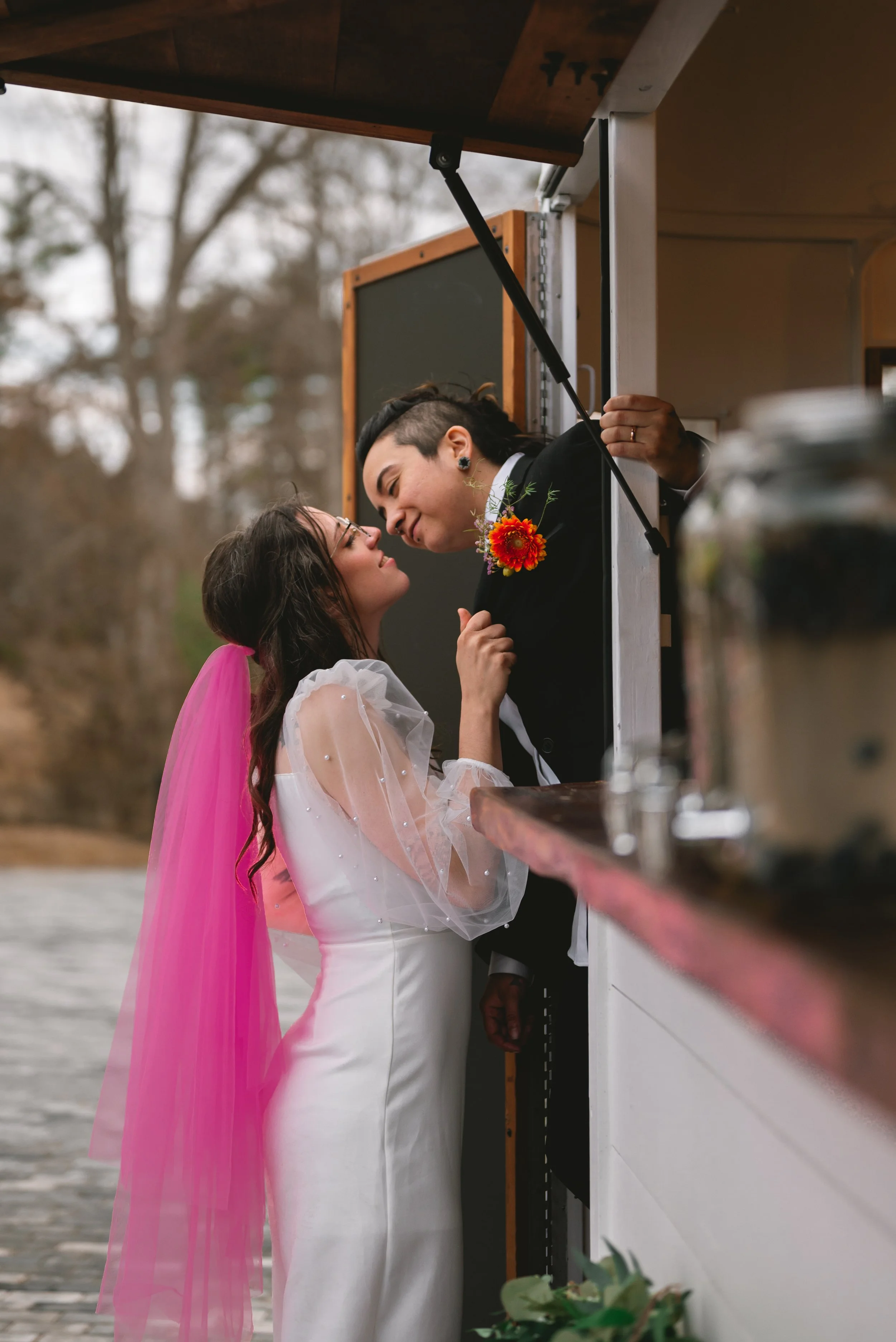 LGBTQ+  Wedding Photographer at Leisure Lake in Scotrun PA. LGBTQ+ Pocono Wedding Photography in Swiftwater PA 