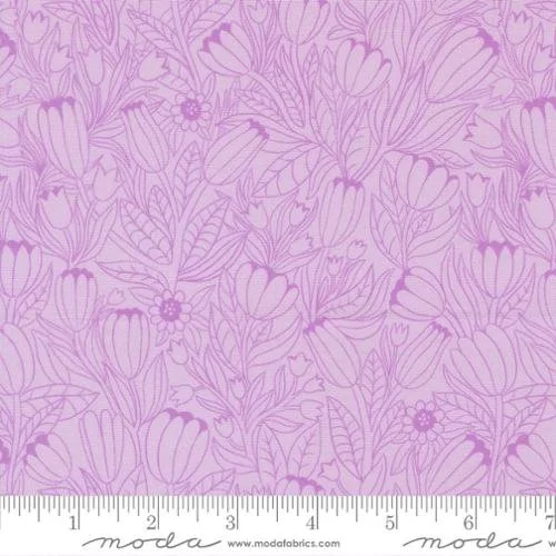 MODA Fabrics Floral Fondant - Lavender