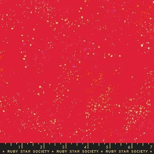Ruby Star Society Speckled Metallic - Scarlet