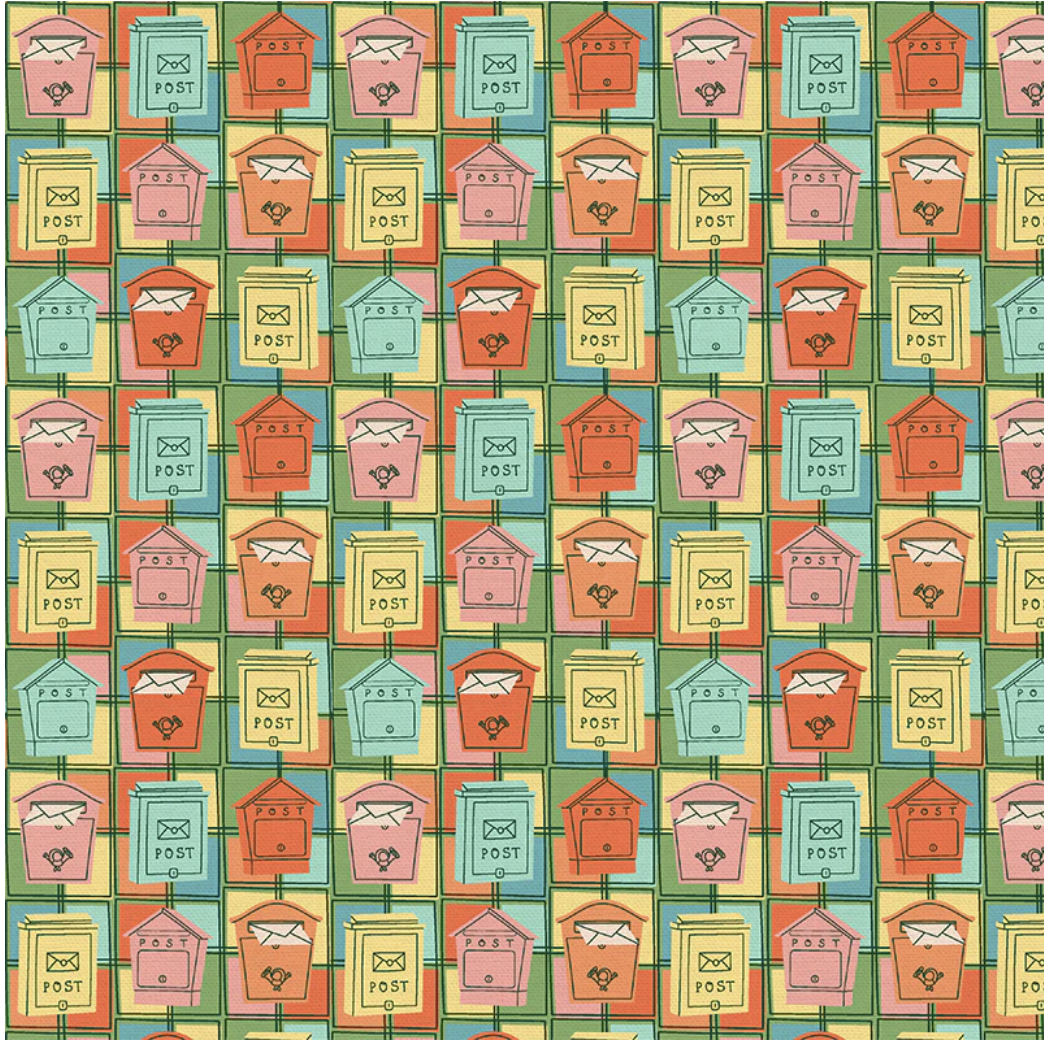 Paintbrush Studio Return to Sender - Delivery Service  - Coral/Green