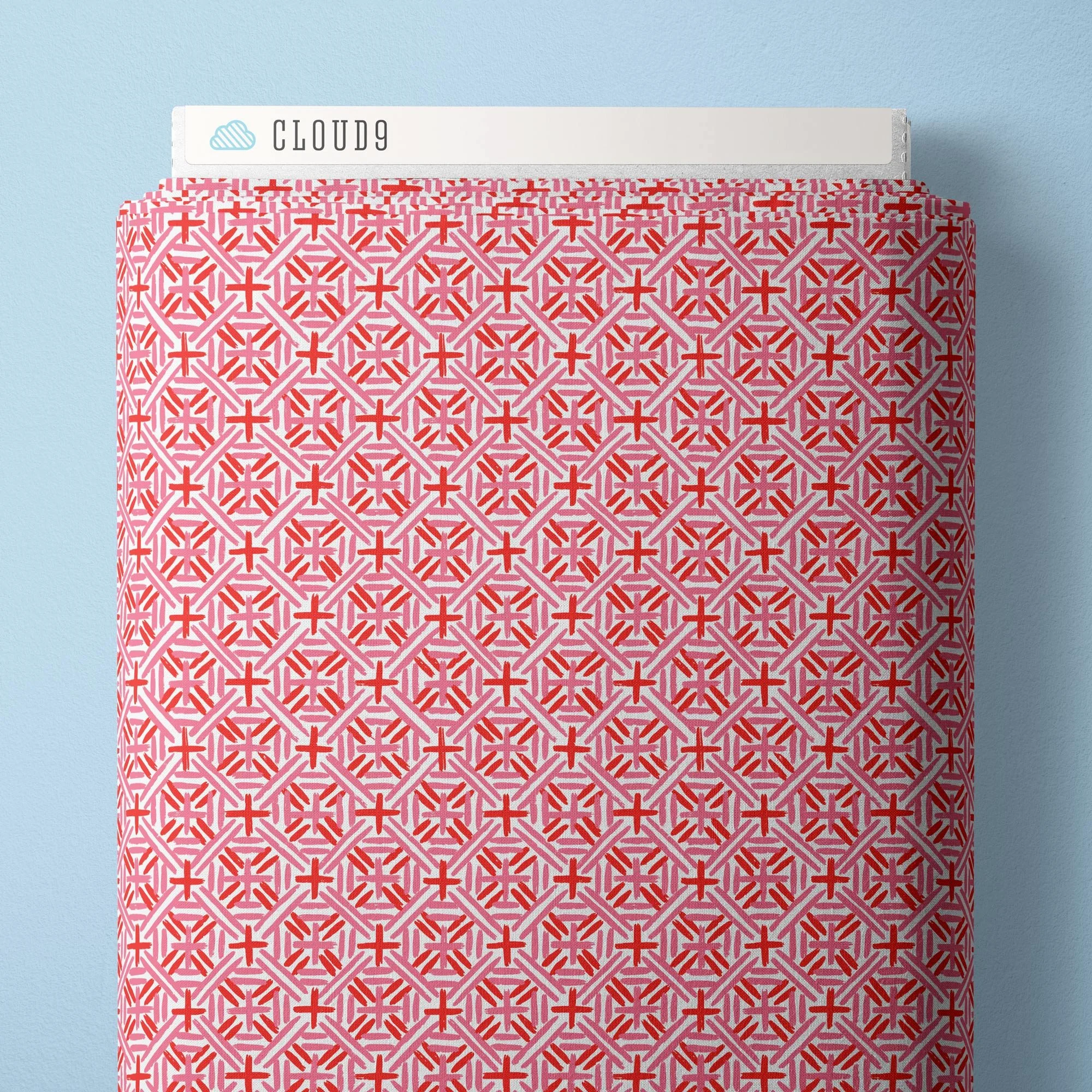 Cloud 9 Nice Nice - Cafe Weave - Red/Pink