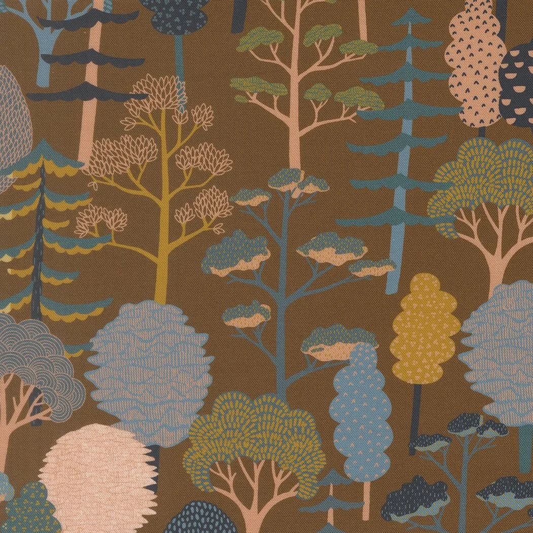 MODA Fabrics Feather and Forest Bloom Walnut