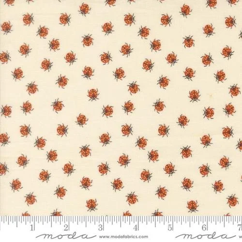 MODA Fabrics Ladybug Whimsy - Metal Eggshell
