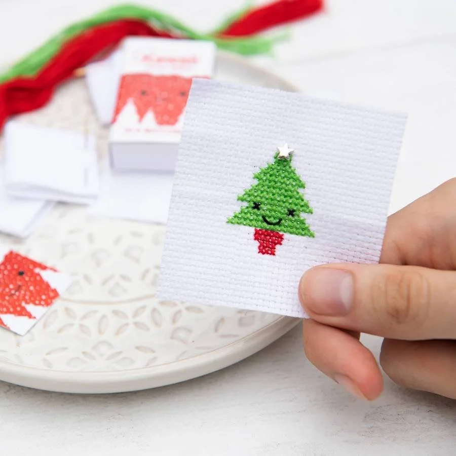 Kawaii Cross Stitch Christmas Tree