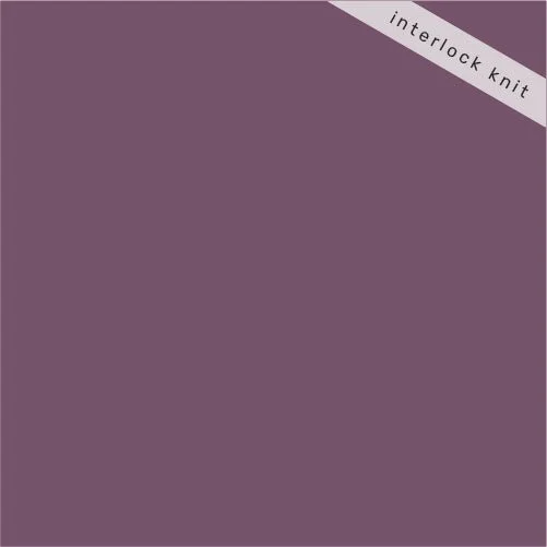 Birch Organics Solid Interlock Knit - Raisin