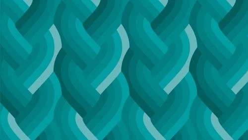 MODA Fabrics Echo Braid - Teal