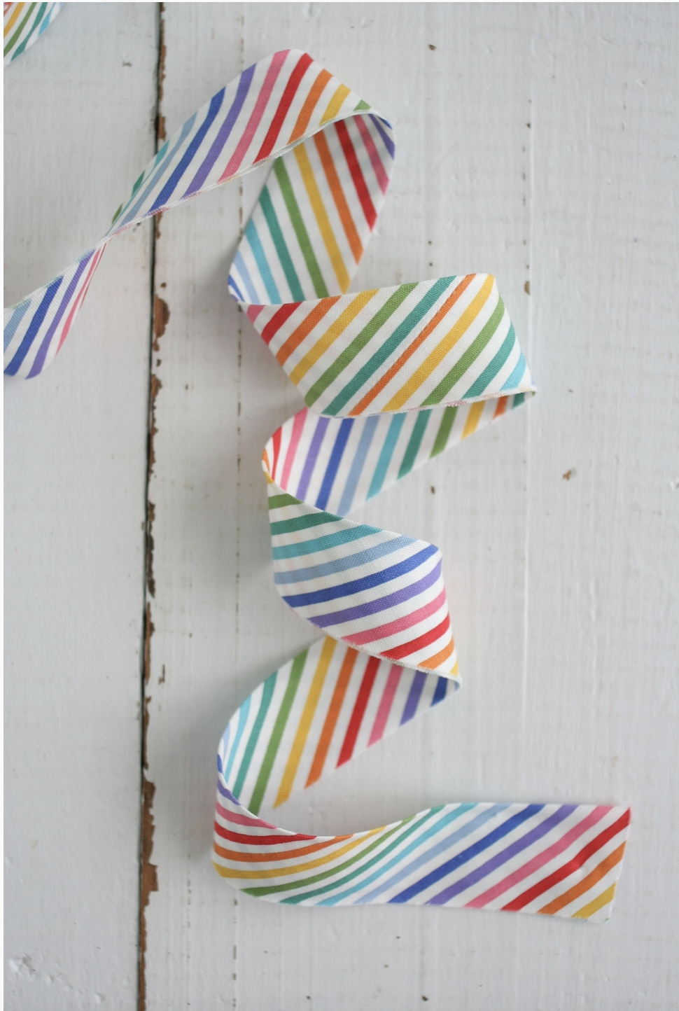2.5" Bias Quilt Binding - Rainbow Stripe