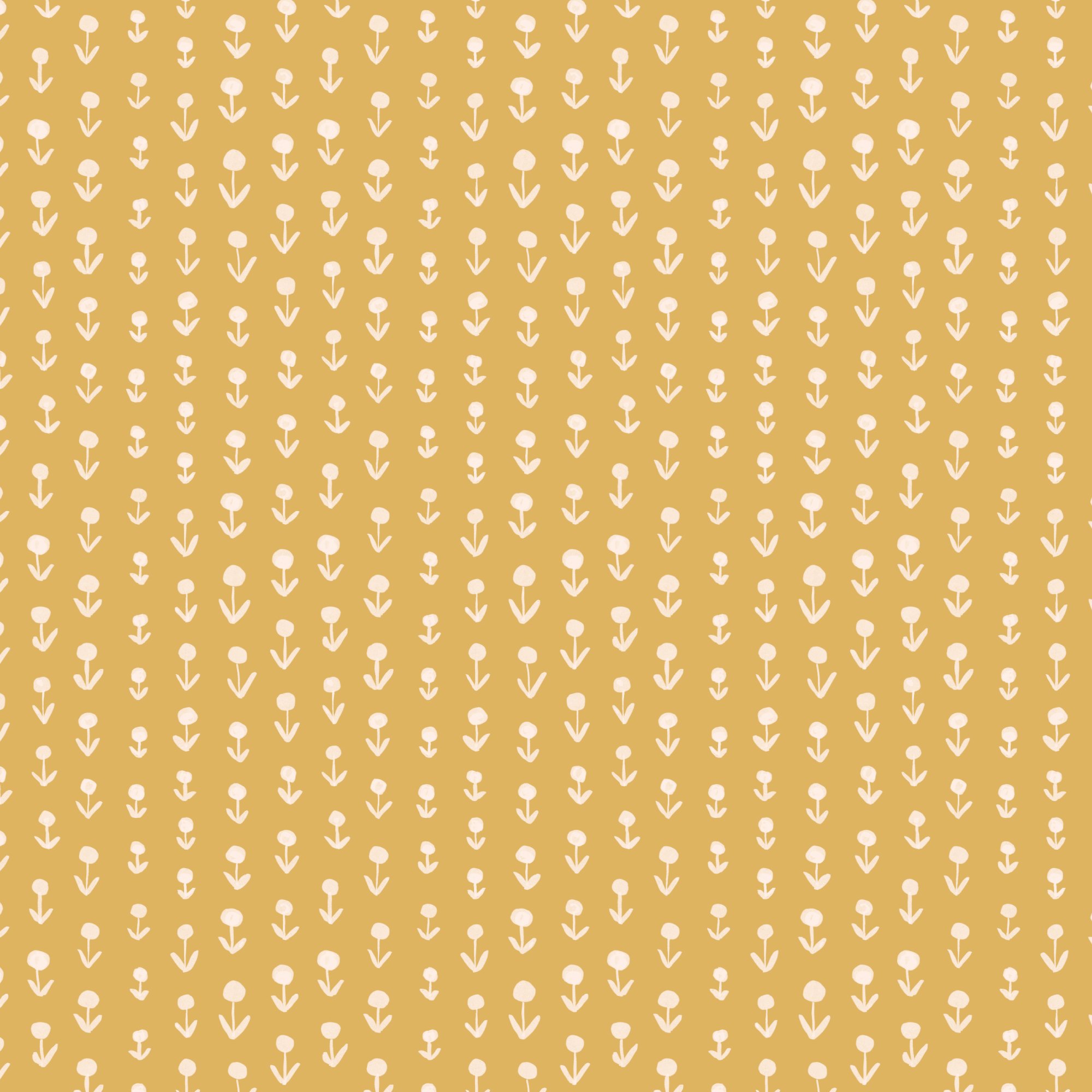 Cloud 9 House Mouse - Ditsy - Camel