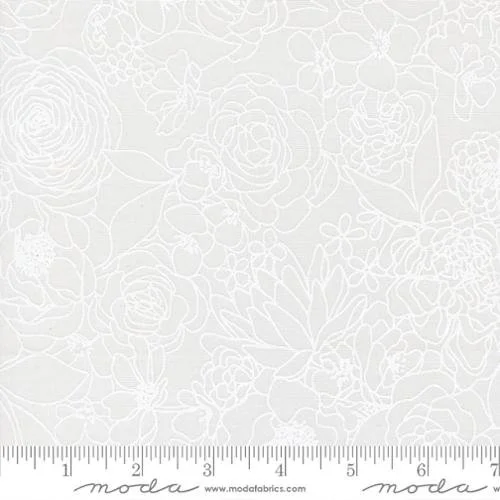 MODA Fabrics True to Hue - Love Dove White