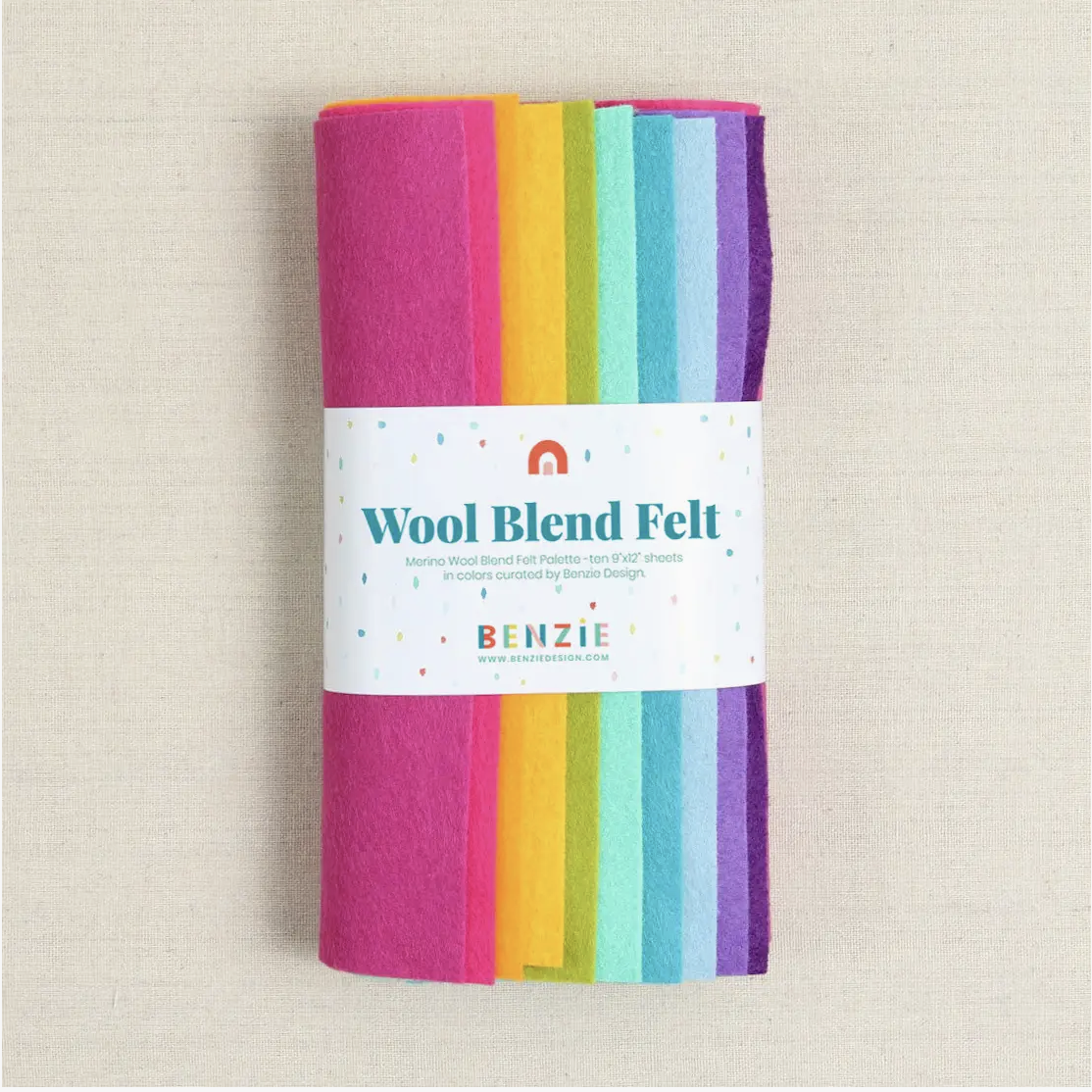 Benzie Design Wool Blend Felt Sheets - Pop Rocks