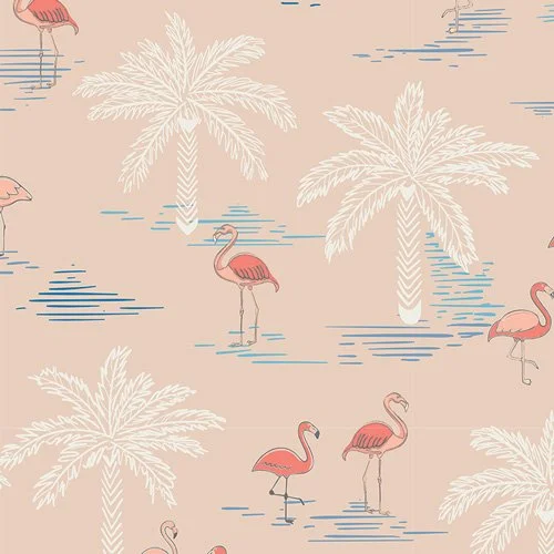 Art Gallery Fabrics Gulf Breeze - Flamingo Paradise
