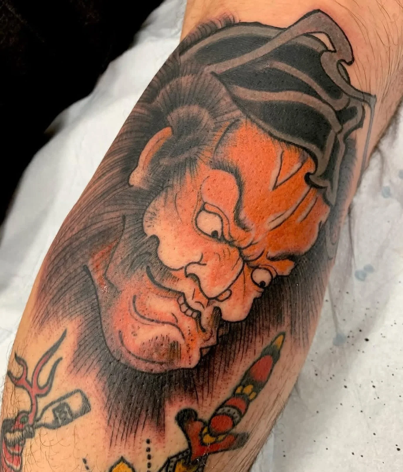 Shoki by @brianjouberttattoos To book with Brian, message him directly.