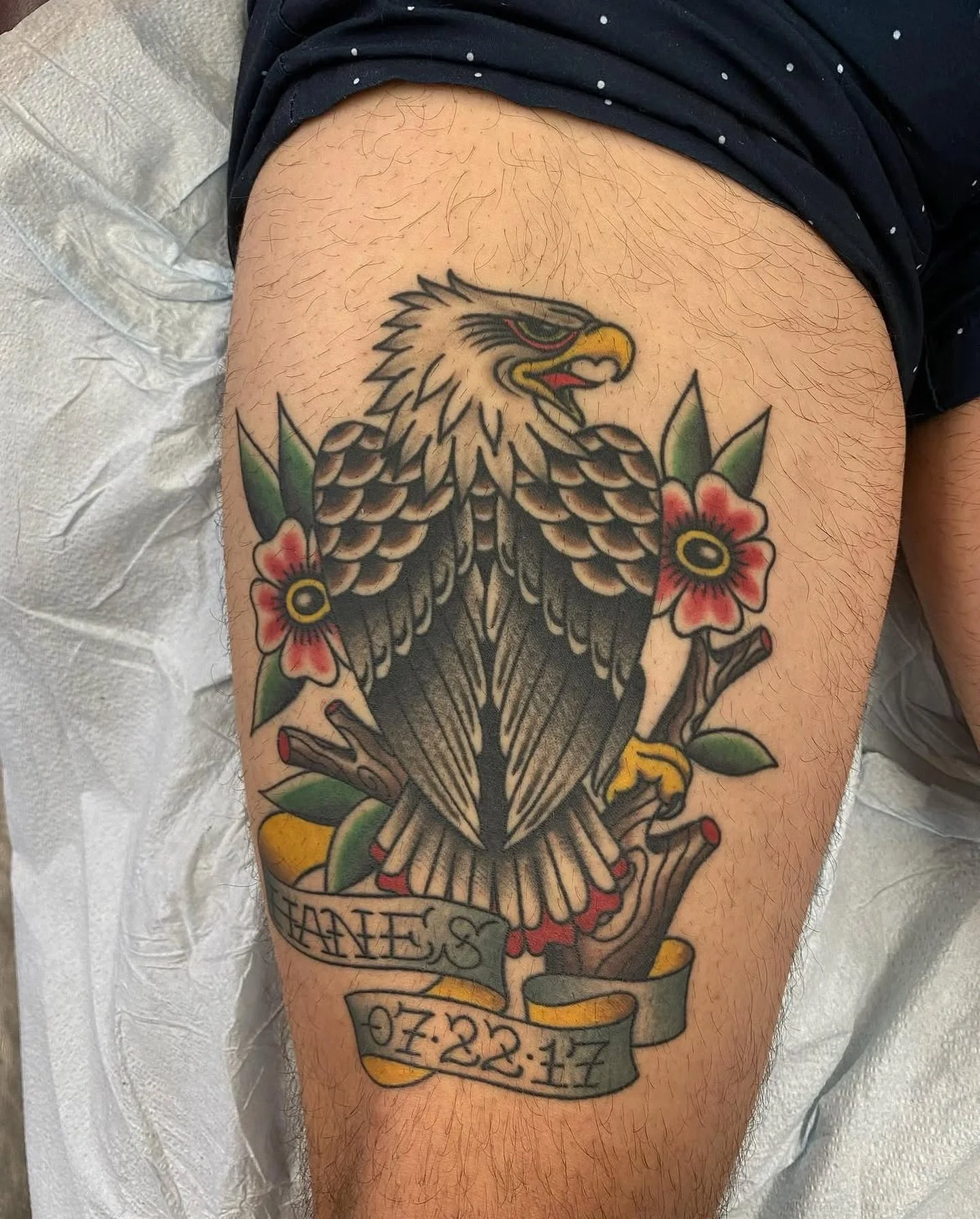 Eagle by @loganhowardtattooer To book with Logan, message him directly.

#kelowna #kelownatattoo #okanagantattoo #eagletattoo