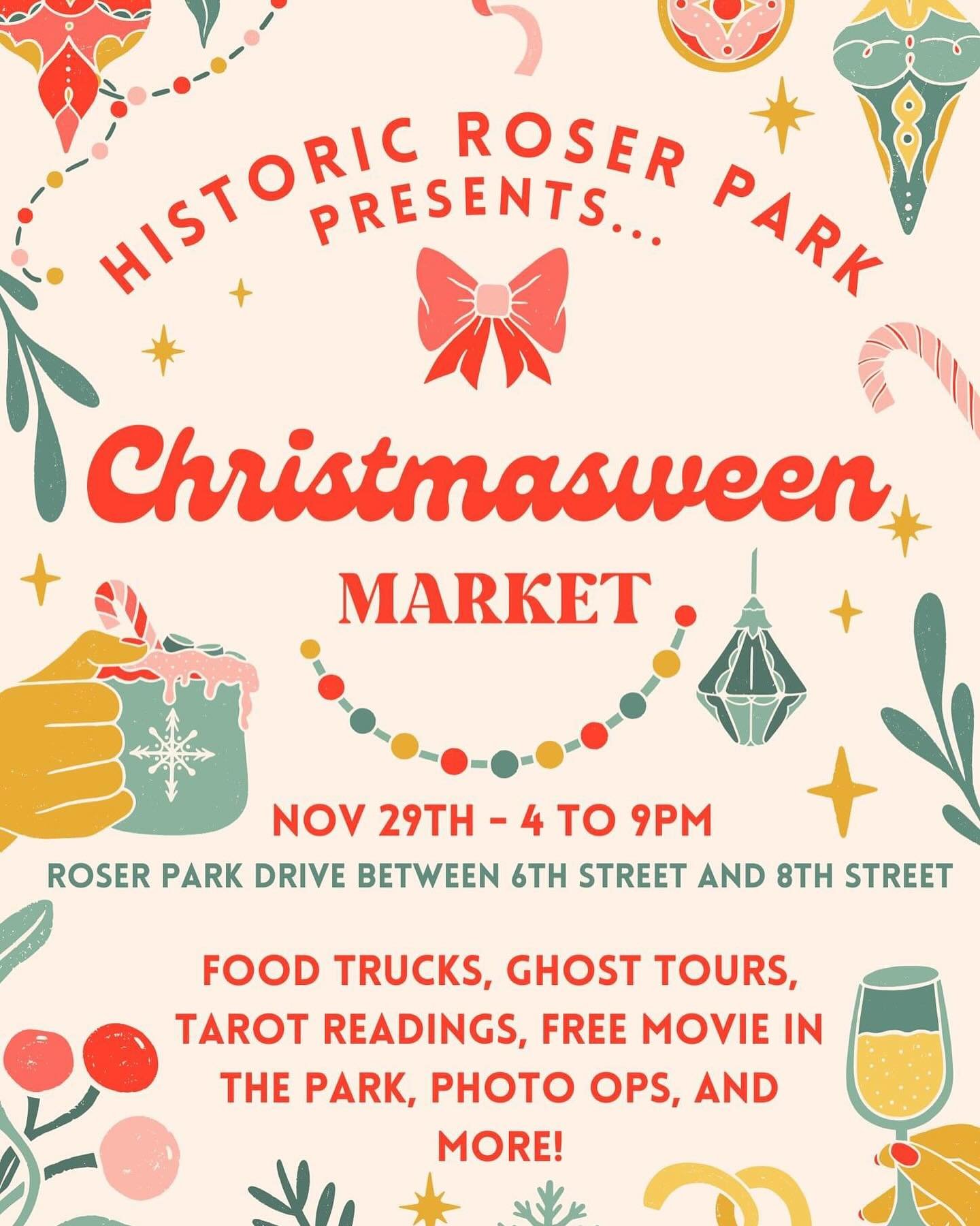LOCAL GIFT SHOPPING, GHOST TOURS, CHRISTMAS AND HALLOWEEN ALL IN ONE&hellip; in the most adorable neighborhood????!!! TONIGHT. Let&rsquo;s make Black Friday SPOOKY 🦇🎄🔮🕯️

I&rsquo;ll have all the MiniMarks with me! 28 st Pete locations, 10 haunted