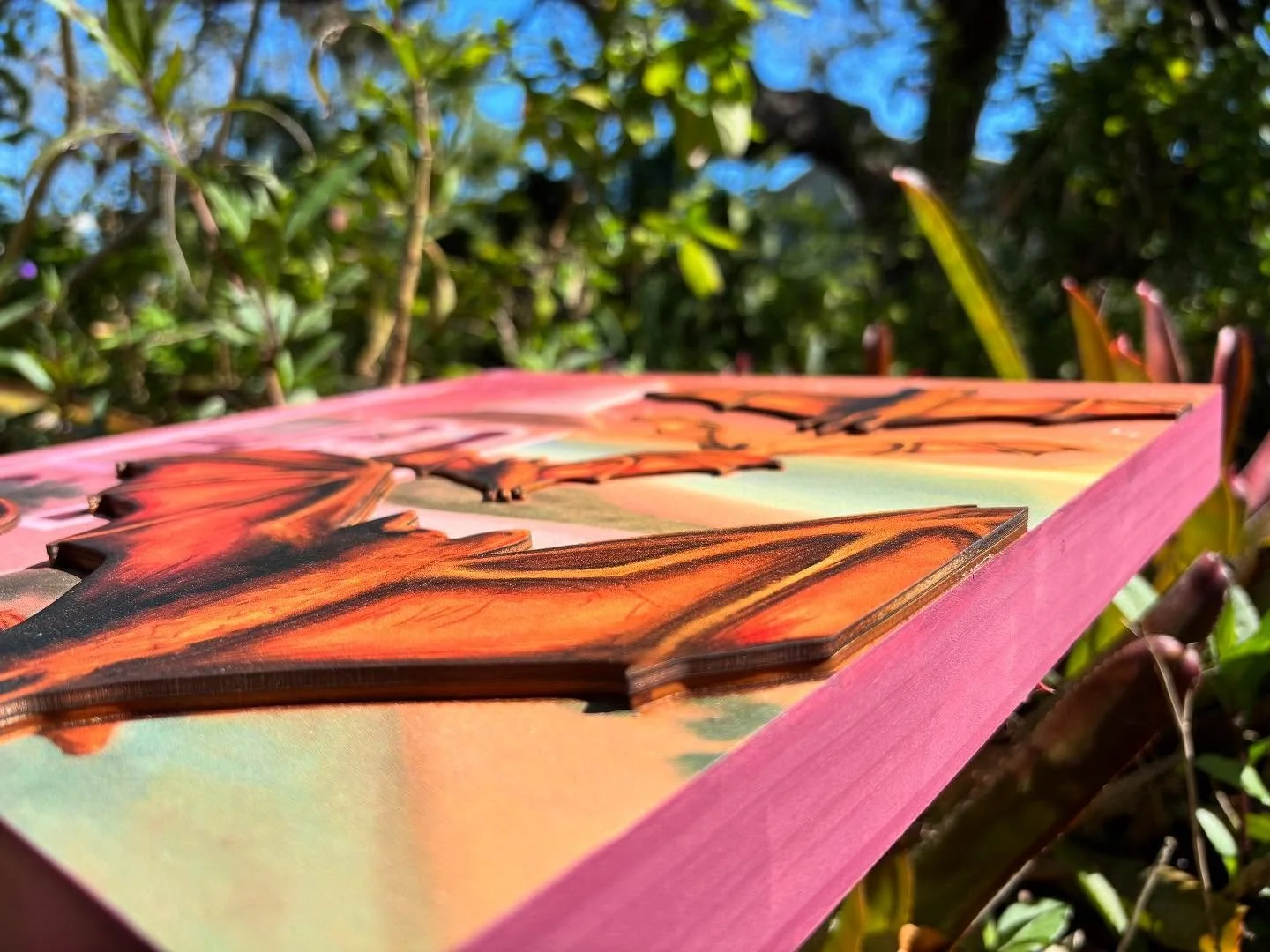 Sneak peek of my new piece, &ldquo;Taking Flight.&rdquo; Created for DUSK. Art show opens this Thursday 3/6 from 6-9 @greenbenchbrewing - Curated by @chadmize 

Hope to see you there!

#bats #dusk #localartist #stpeteartists #doncesar