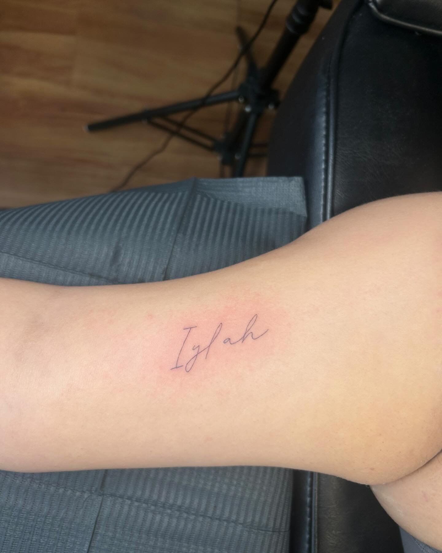 Mama got her name babes name tatted 👶🏻🩷 pt. 2