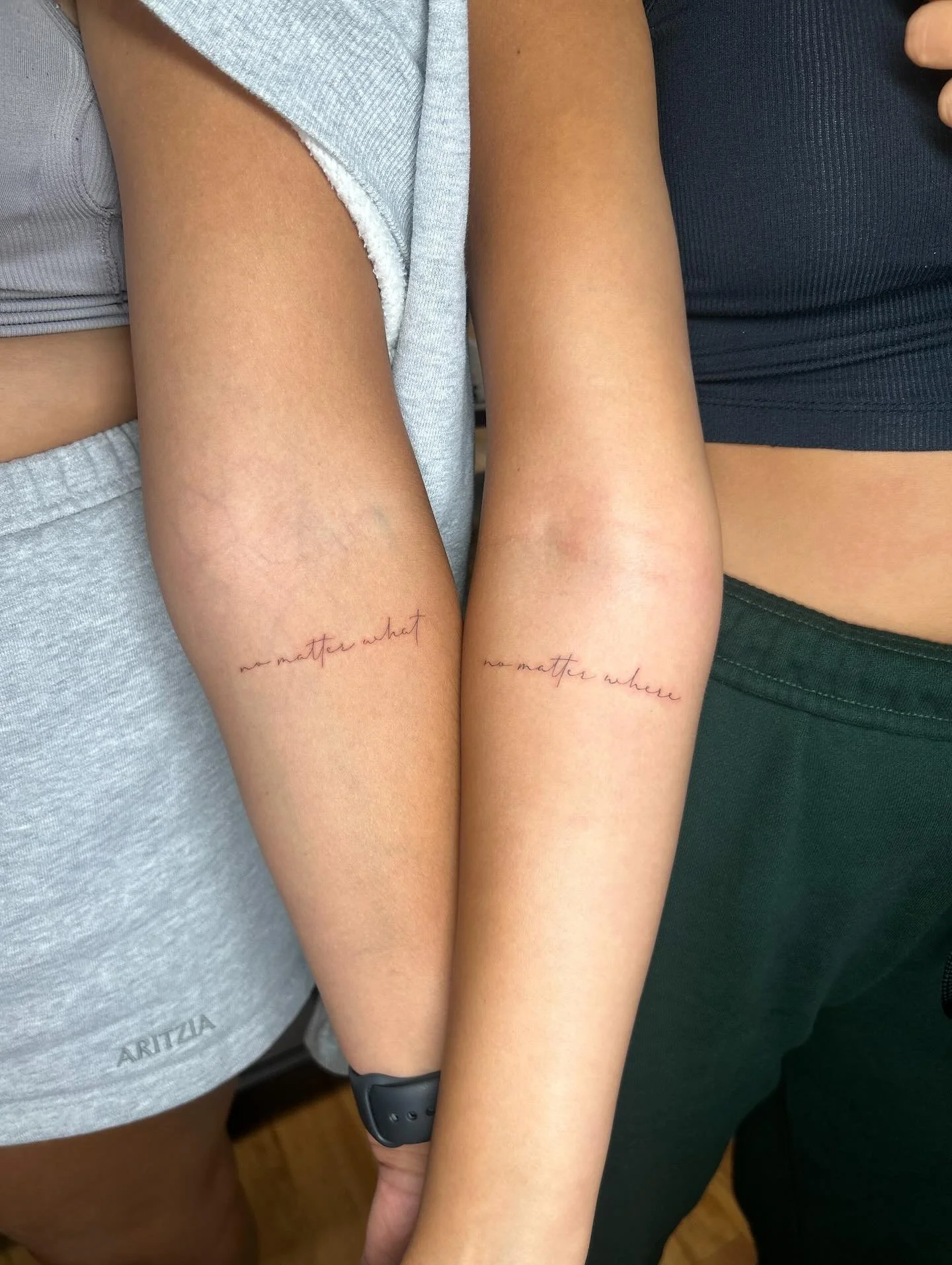 Adorable matching tattoos for these gals!💖💖#sanctuarystudio #tattoo #tattoos #tattooartist #tattooapprentice #yqr #yqrtattoo #yqrtattoos