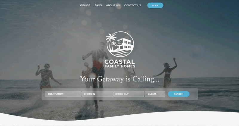 Web Design | Coastal Family Homes