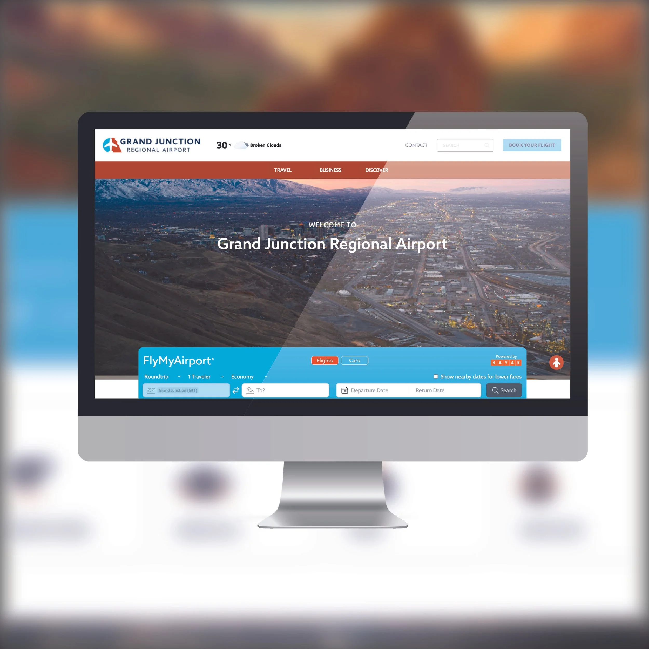 Website Redesign | Grand Junction Regional Airport