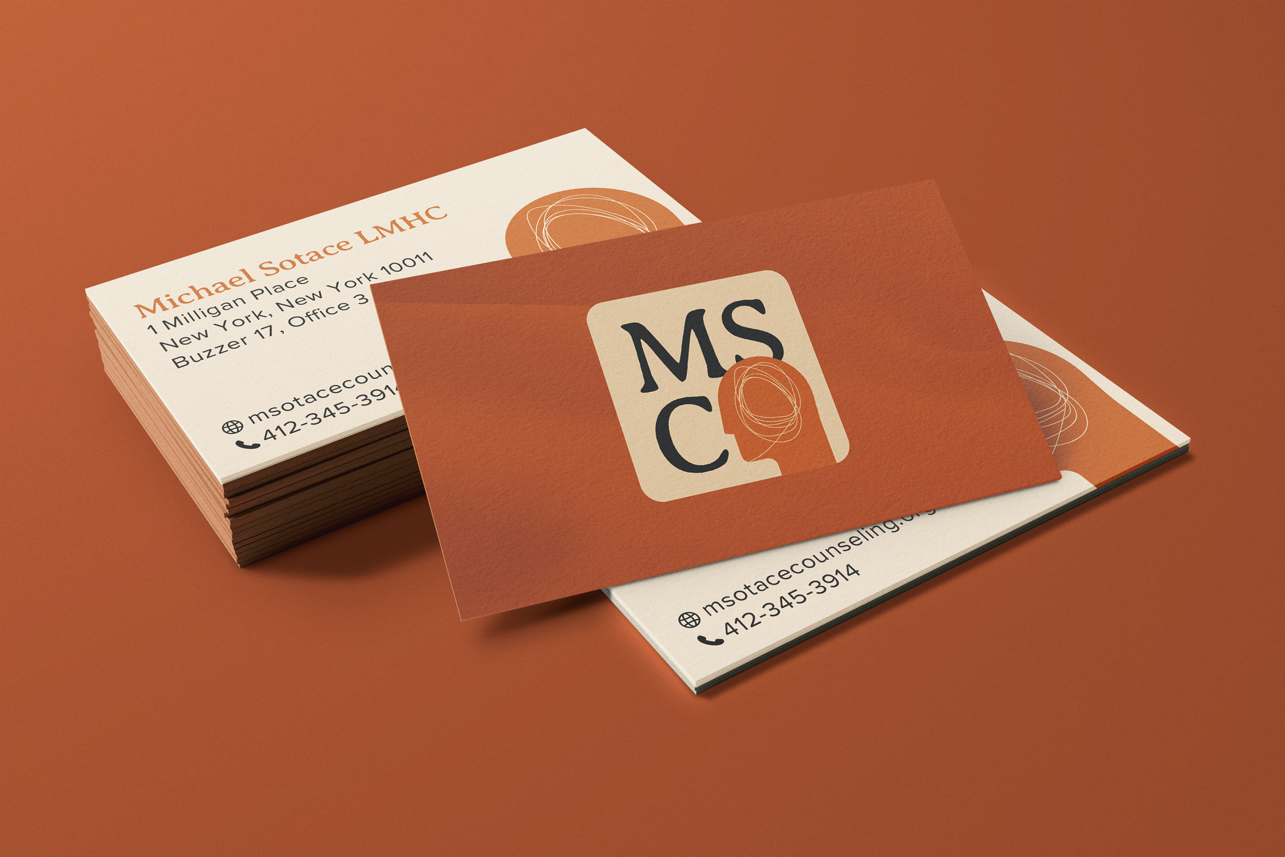 Mini Brand Guide & Squarespace Website | M. Sotace Counseling
