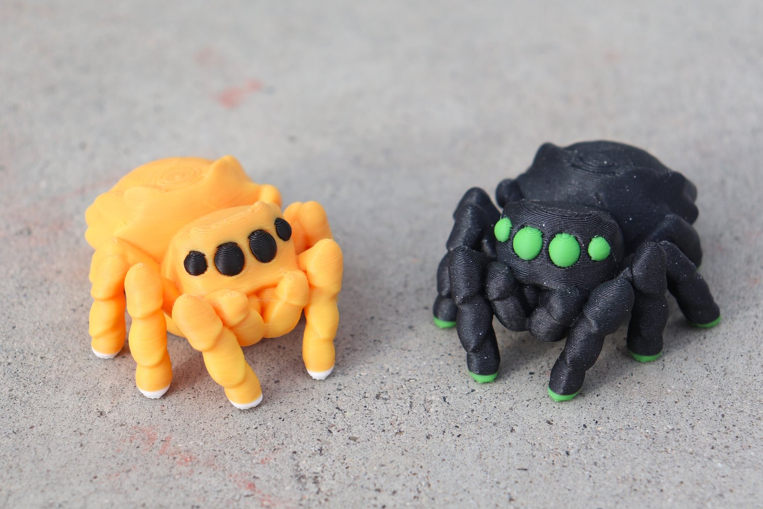 3D Printed Jumping Spider Toy — Pigeon Print Shop