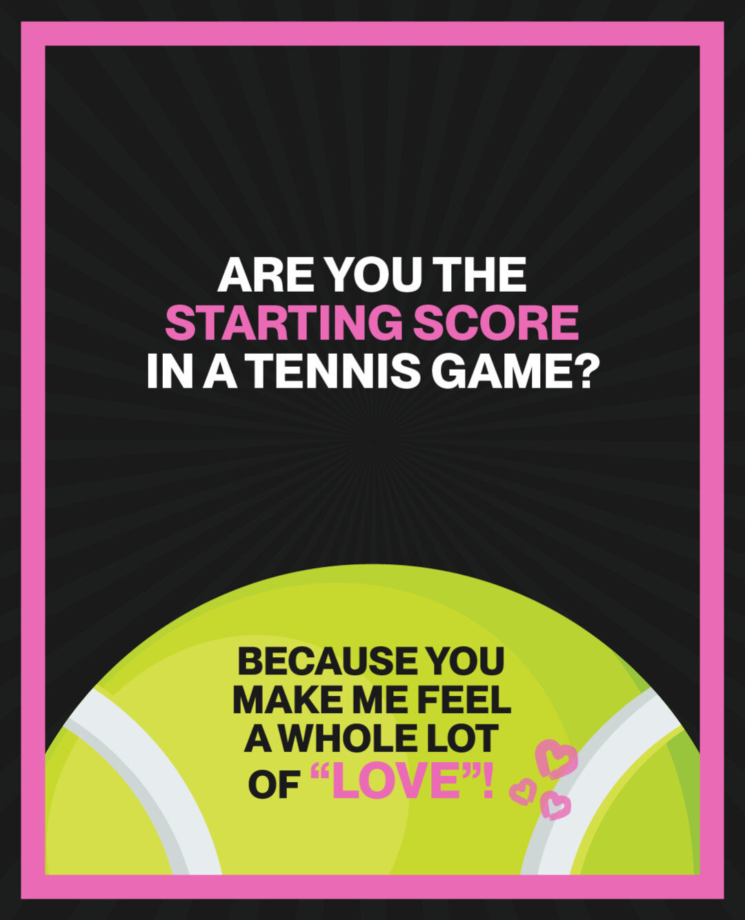 Happy Love Day from our whole On Social Sports team!

To celebrate the romantic occasion, we&rsquo;ve created a few sports-themed Valentines for you. Share them with your special someone, your go-to gym date, or a crush who makes your heart run laps.
