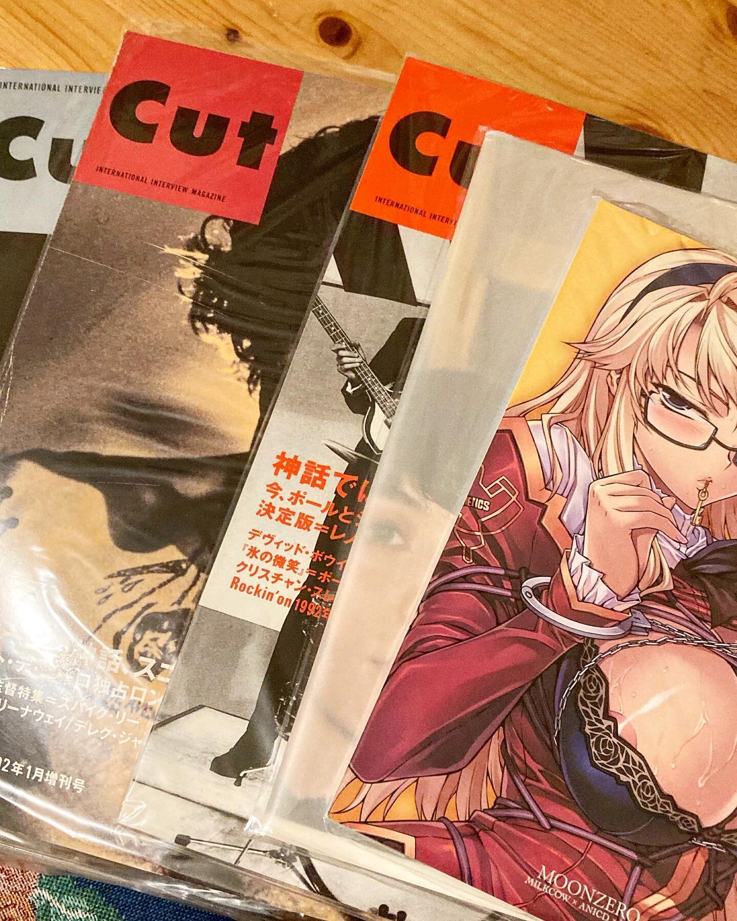 In our store, we will offer a variety of japanese magazines / manga / doujins / yaoi and more. Here&rsquo;s a sneak peek from the many of CUT Magazine we have &amp; Doujinshi. 🇯🇵🤠✨🔞
