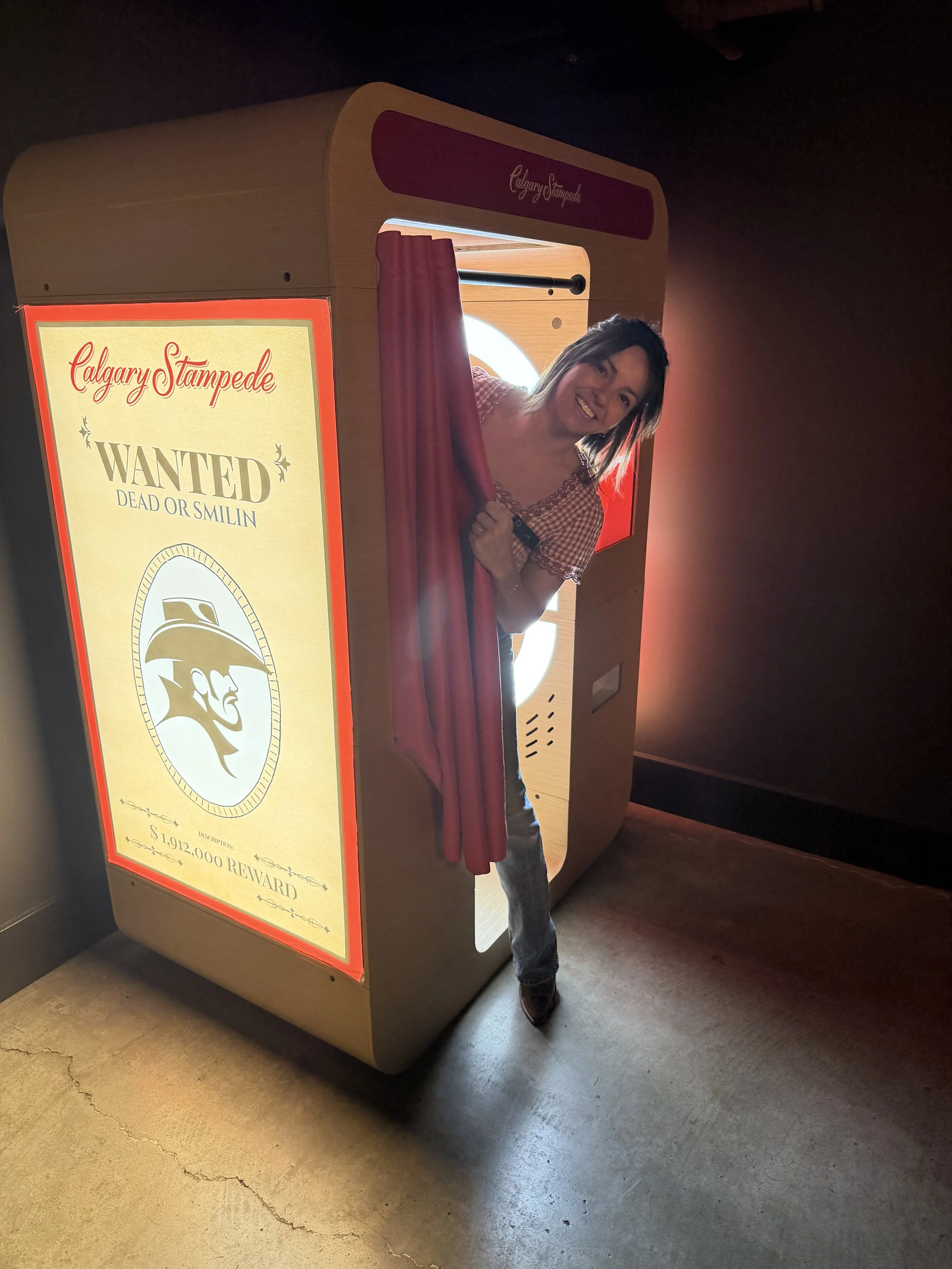 Calgary Stampede Enclosed Photo Booth