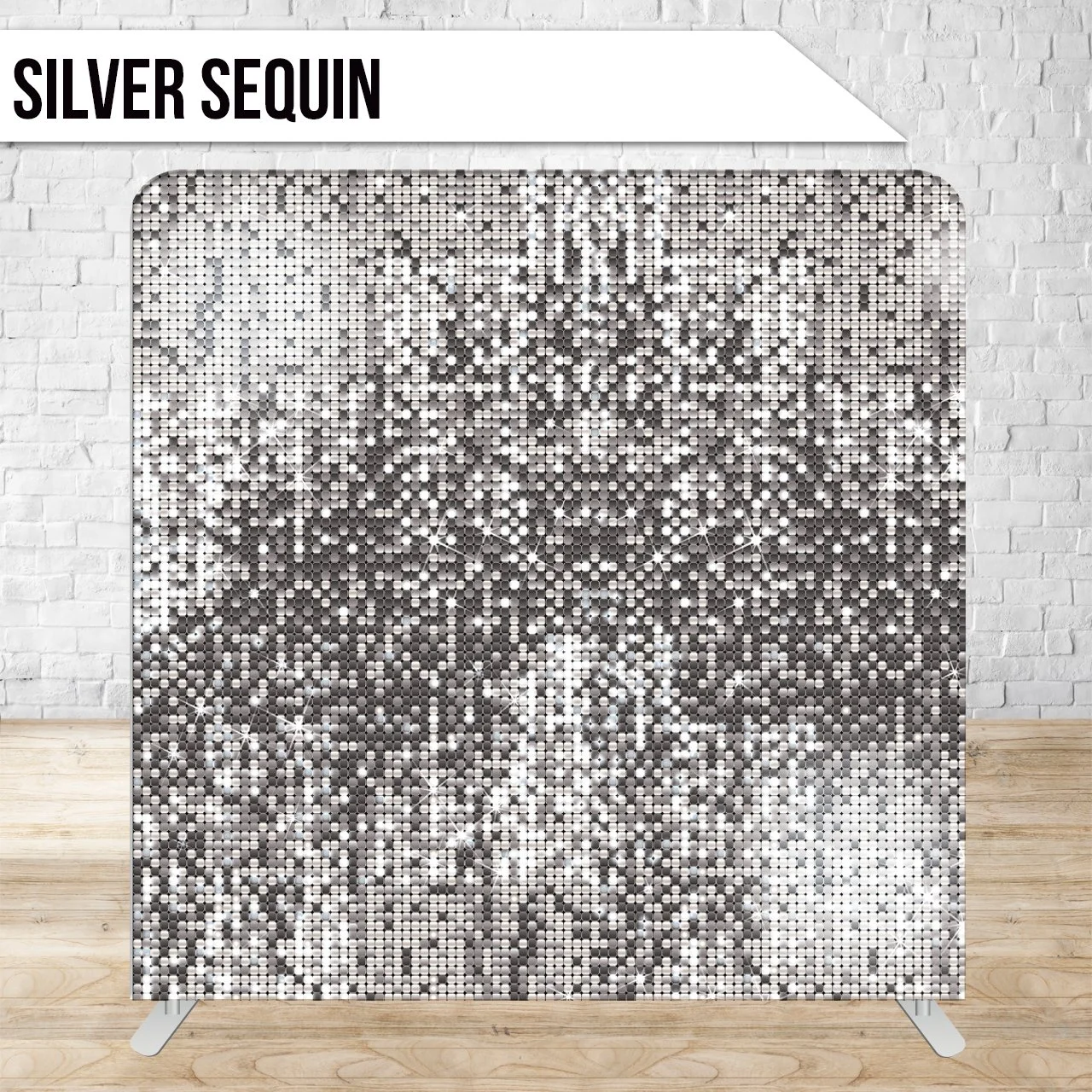 Silver Sequin Photo Booth Backdrop