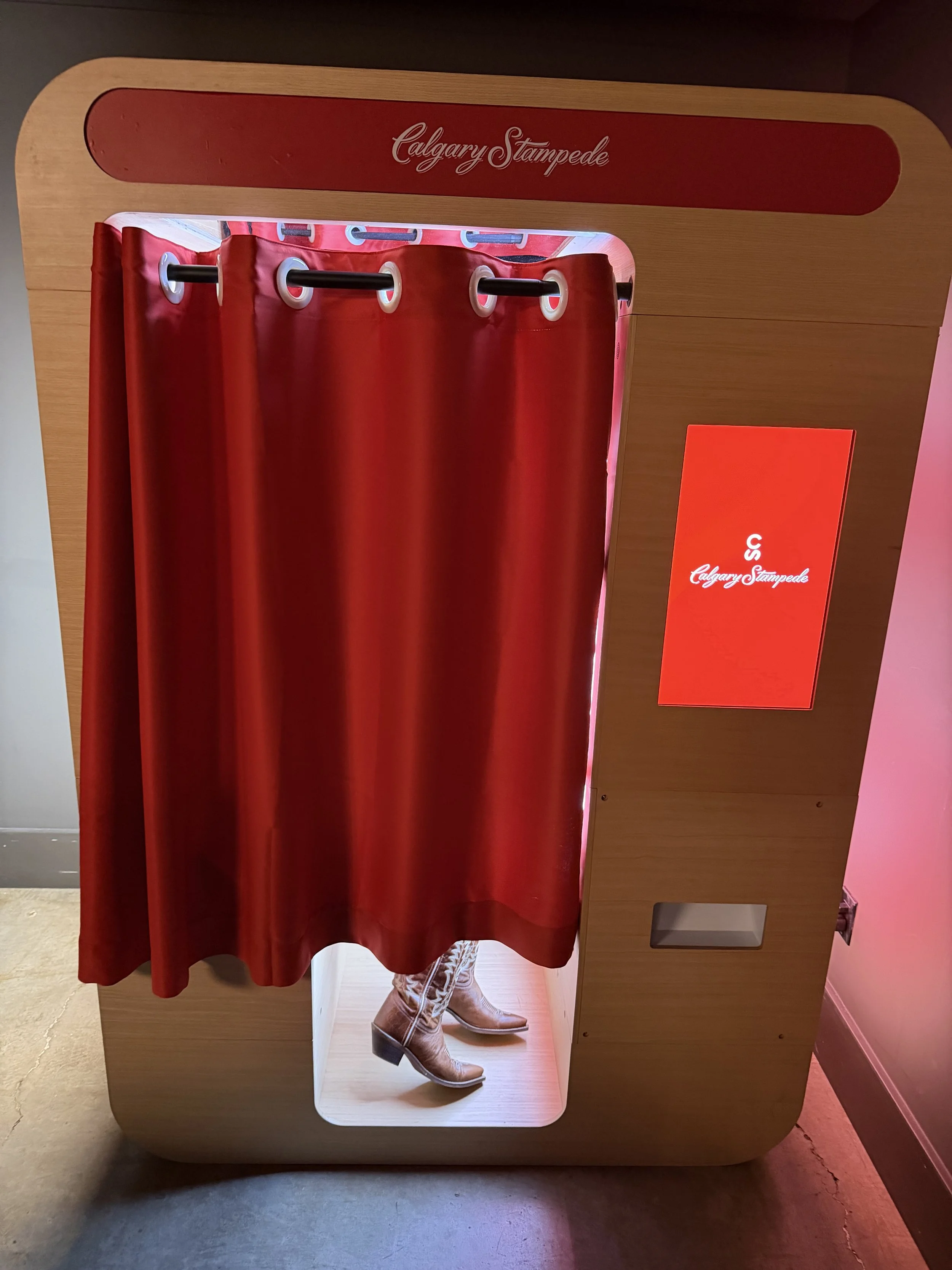 Calgary Stampede Enclosed Photo Booth