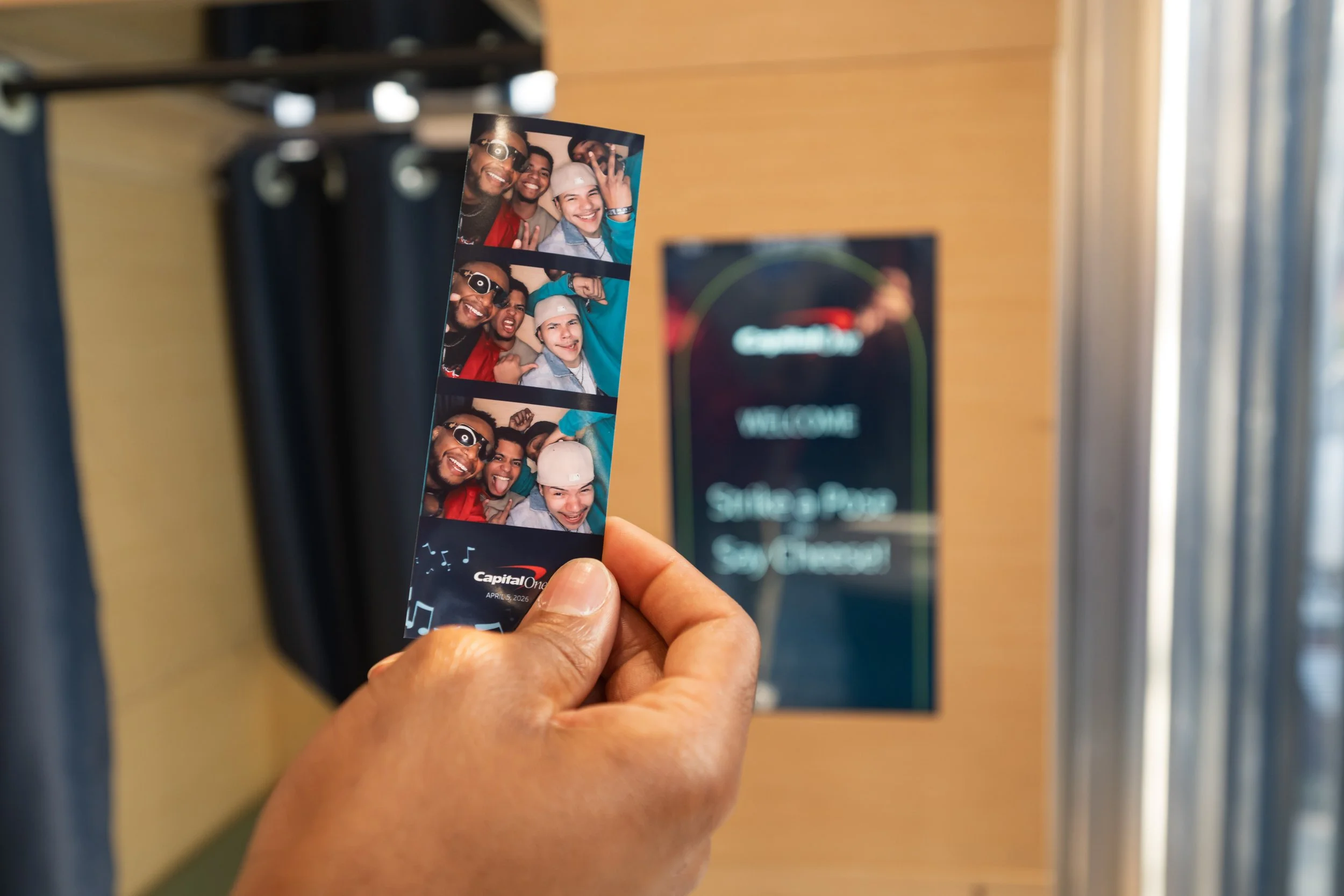 Capitol One Photo Booth Activation - Photo Strips