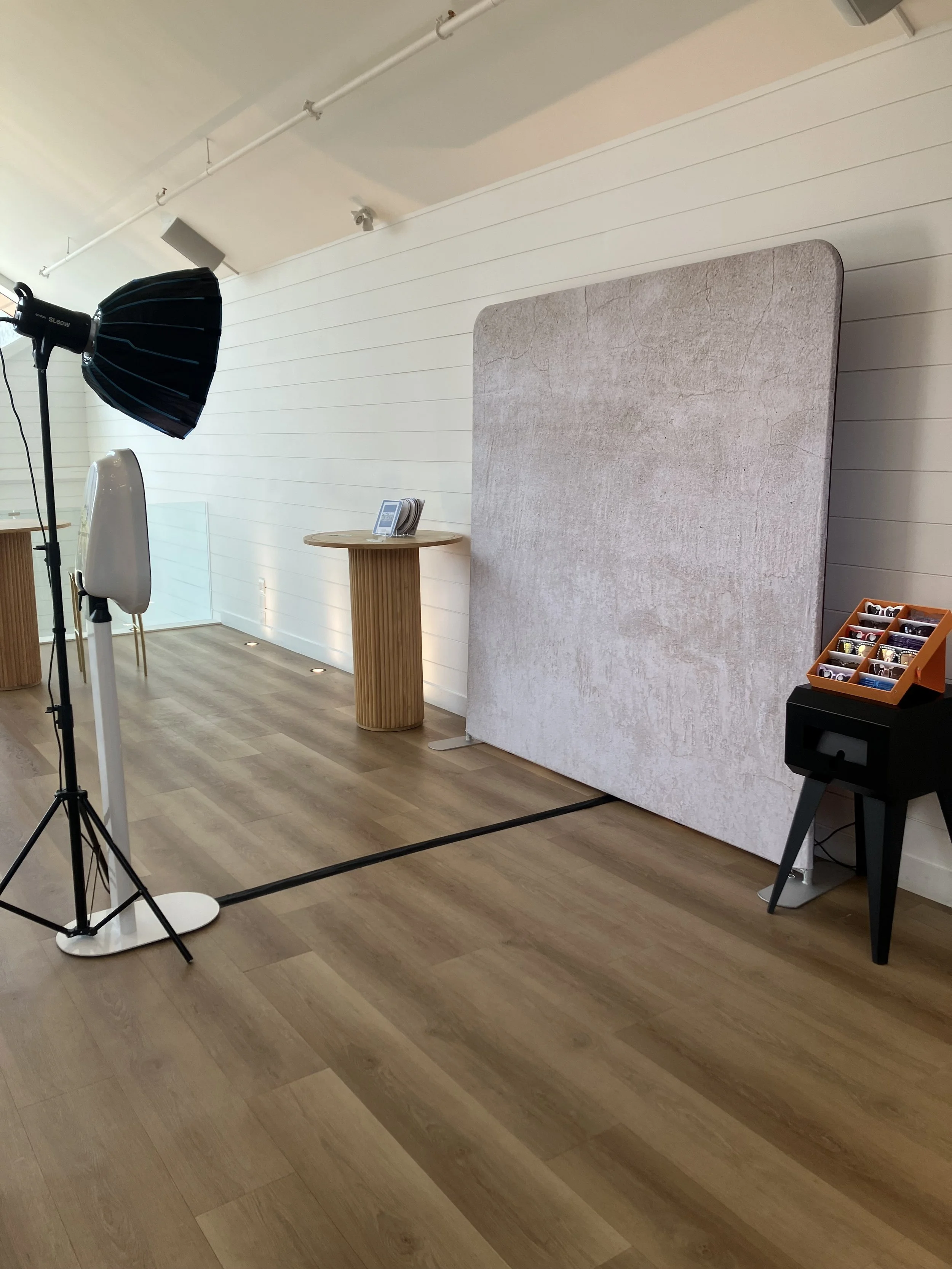 Salsa Photo Booth Set Up at the GEM in Canmore