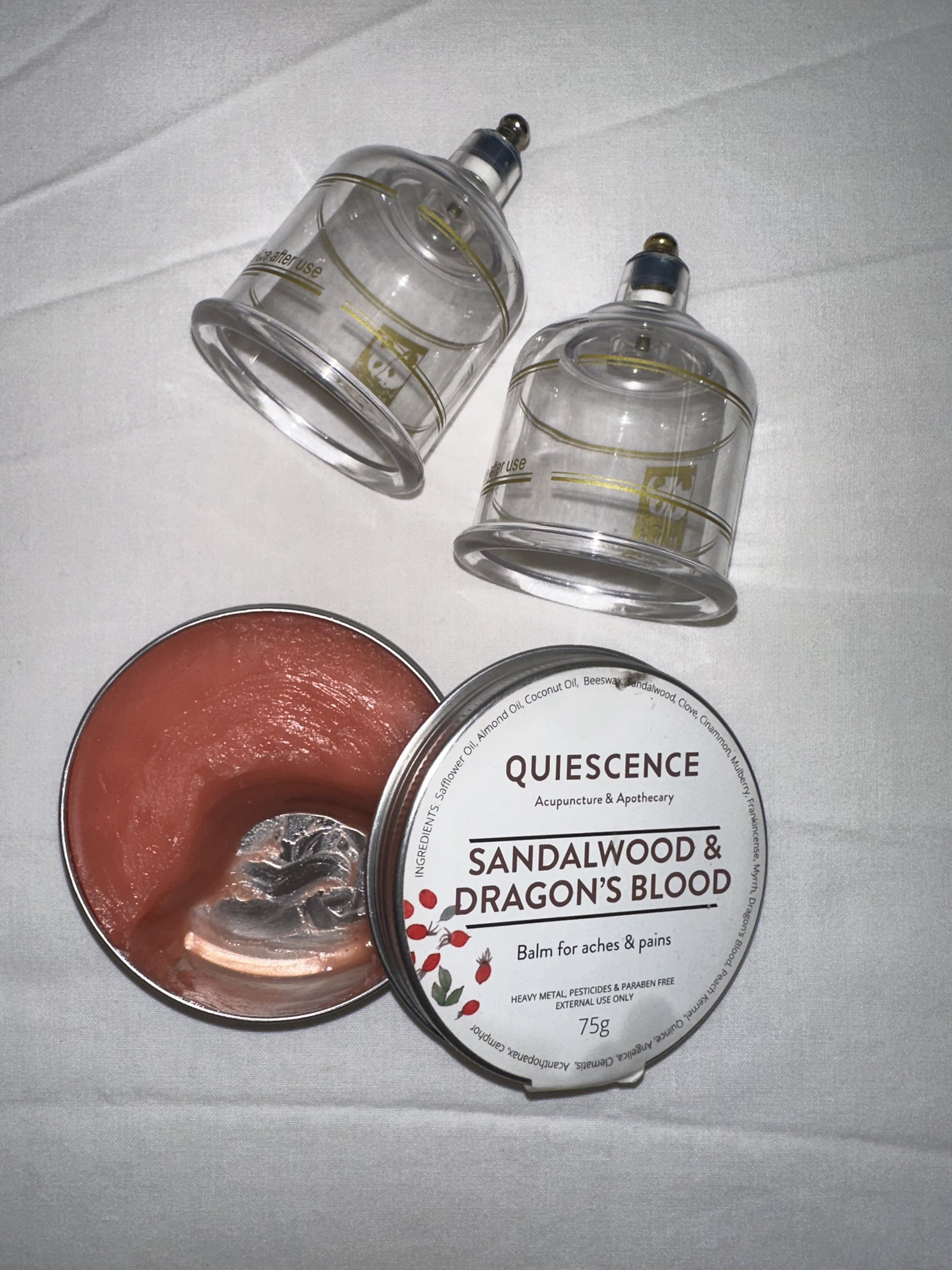 Cupping, with fire, or without